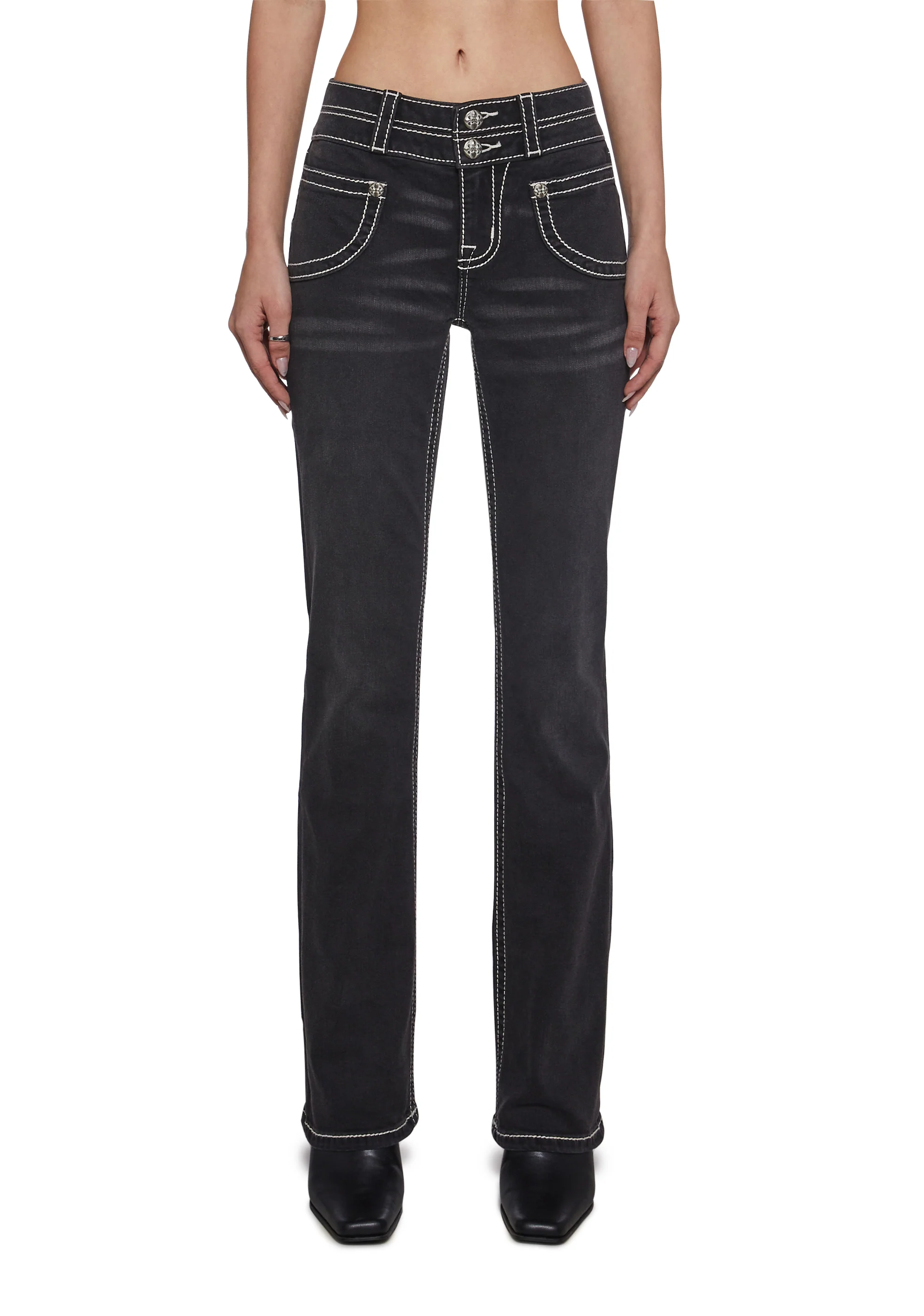 32" Mid Rise Boot Jeans