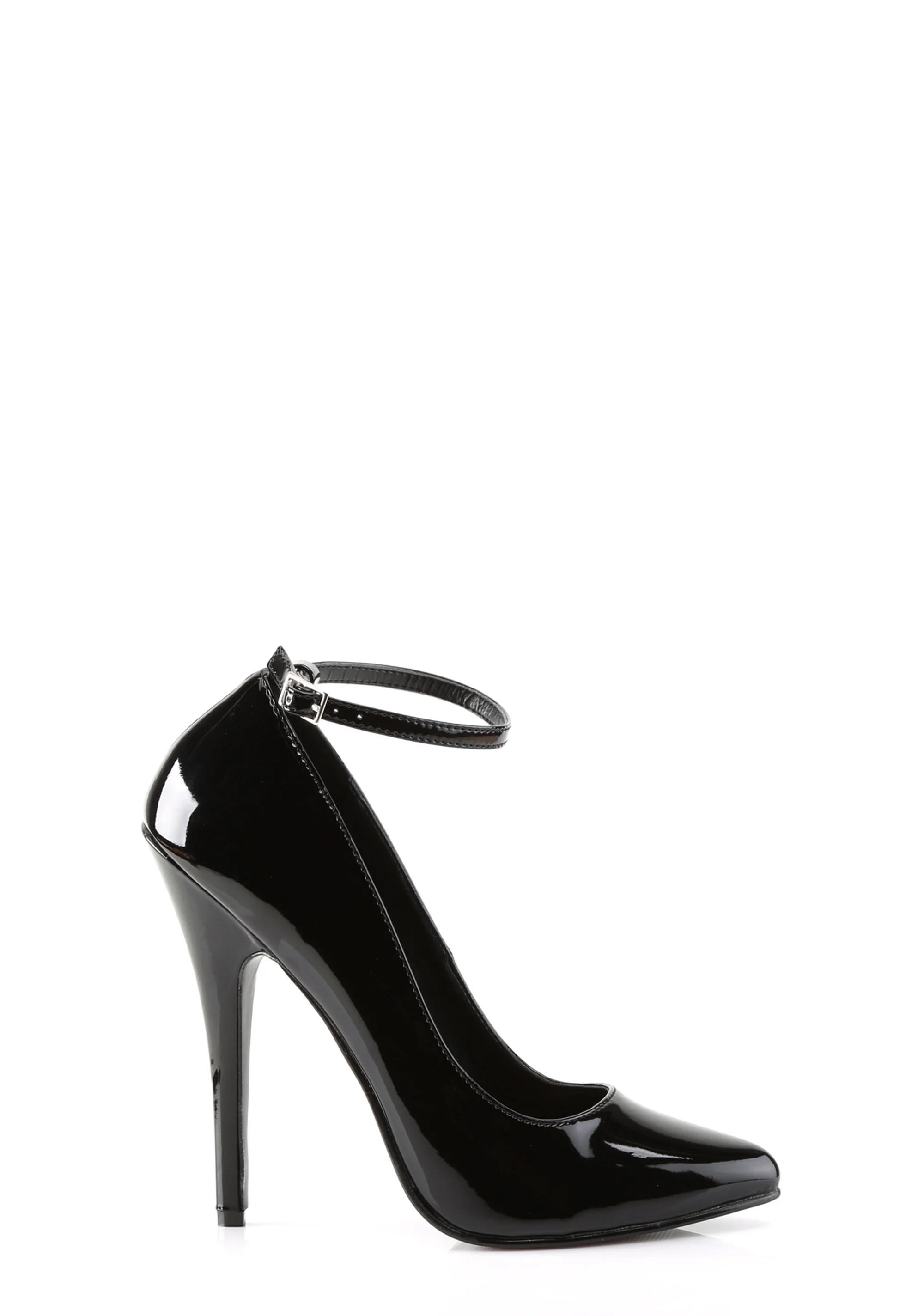 Domina-442 Mary Jane Pumps-Black-Red