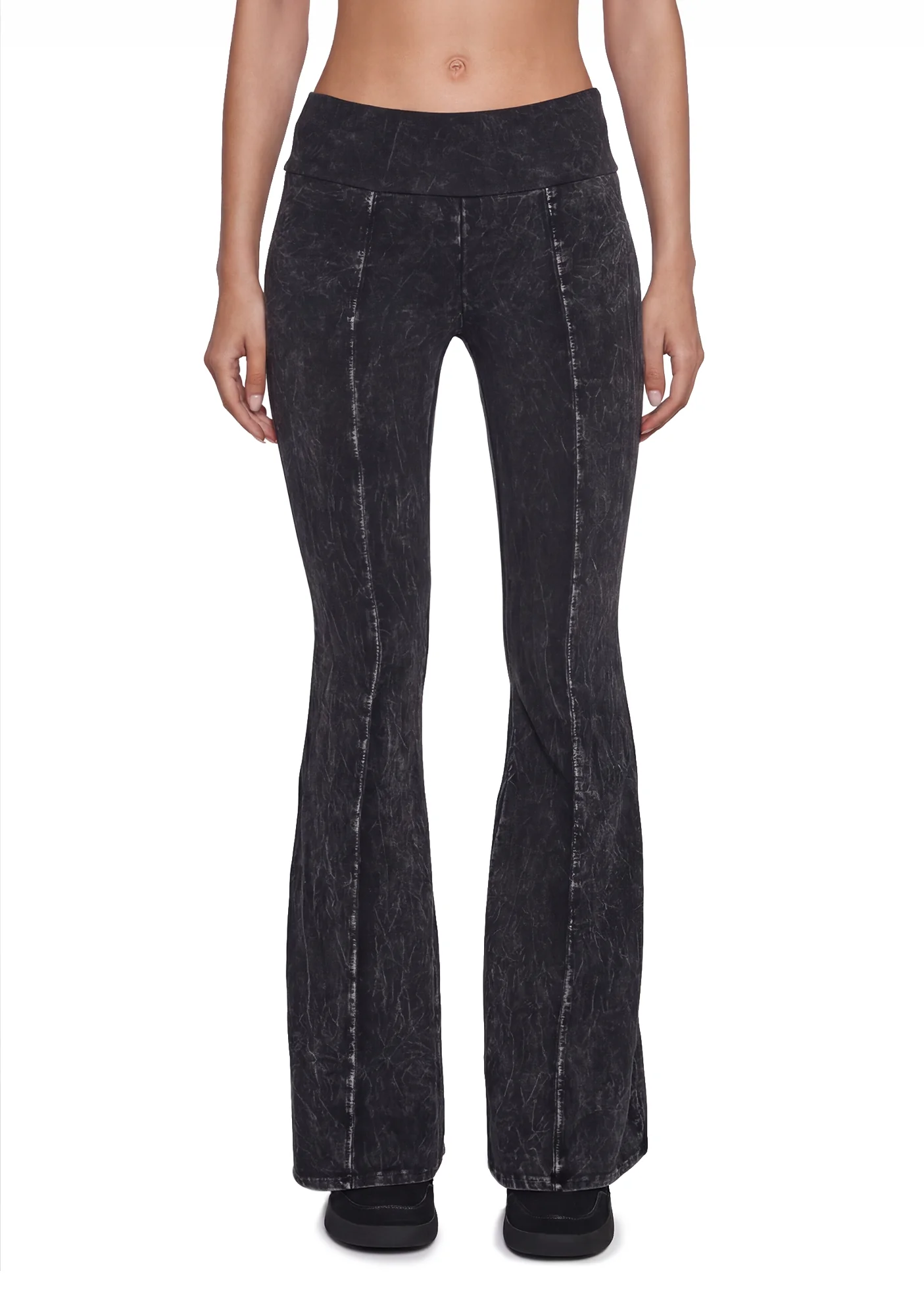 Synth Ideology Flared Pants - Black
