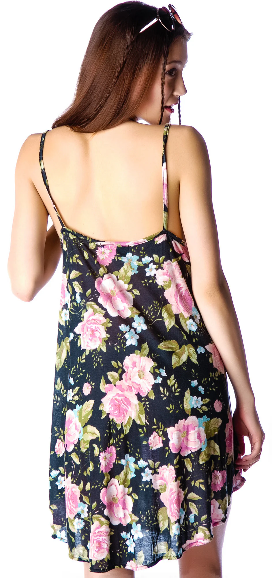 Antler Feathers Slip Dress - Off White - Image 8