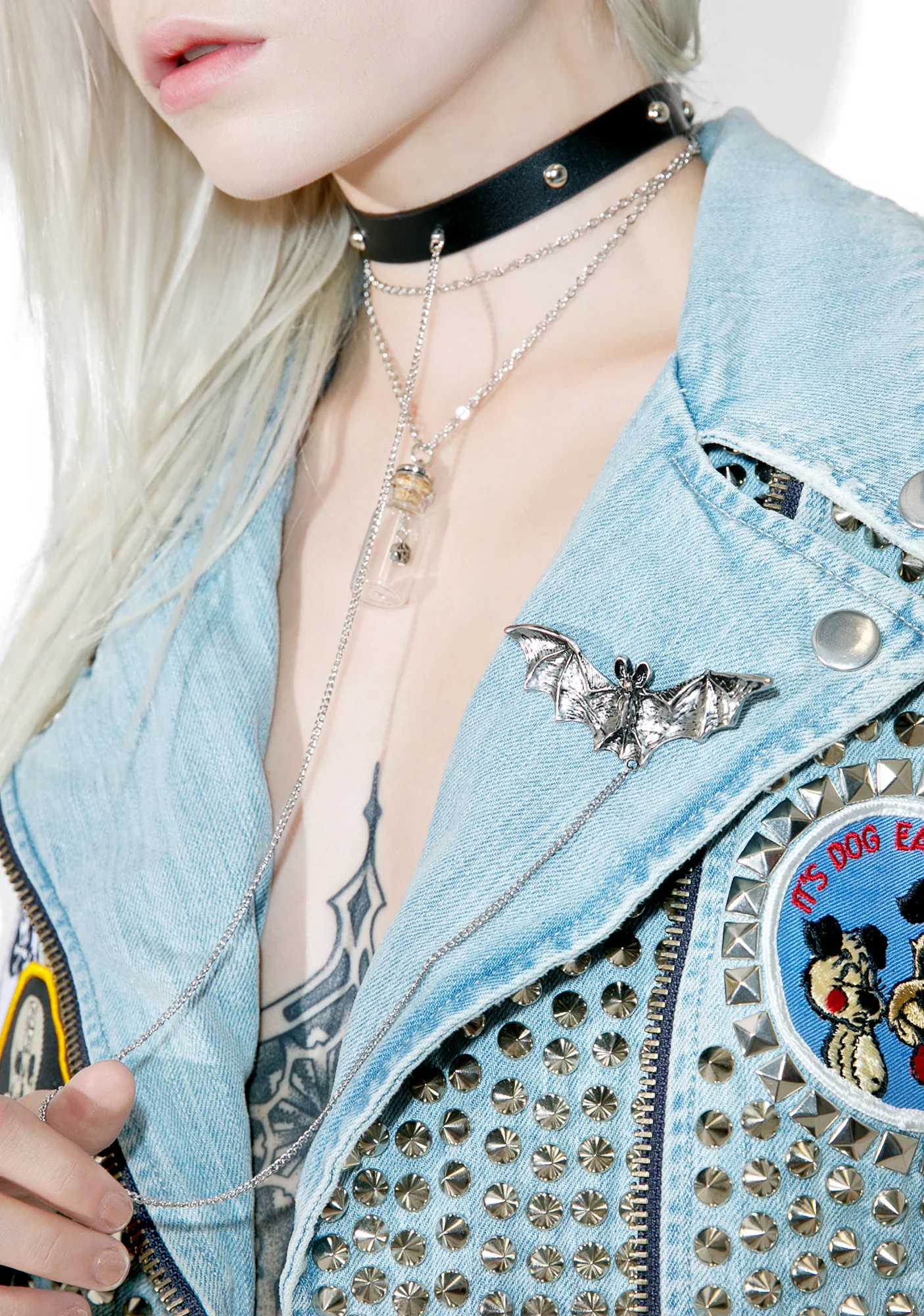 Bat Leash Choker