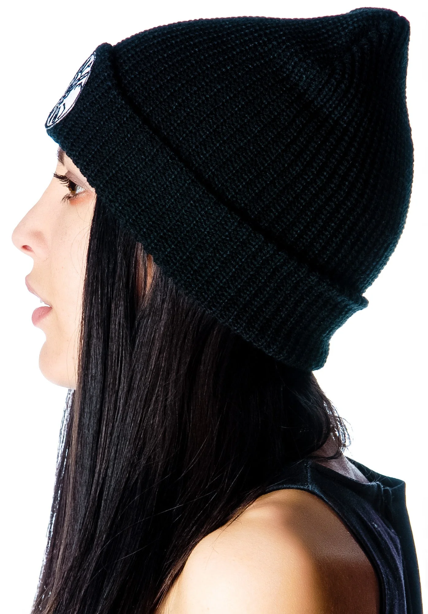 Bat Patch Beanie - Dark Blue