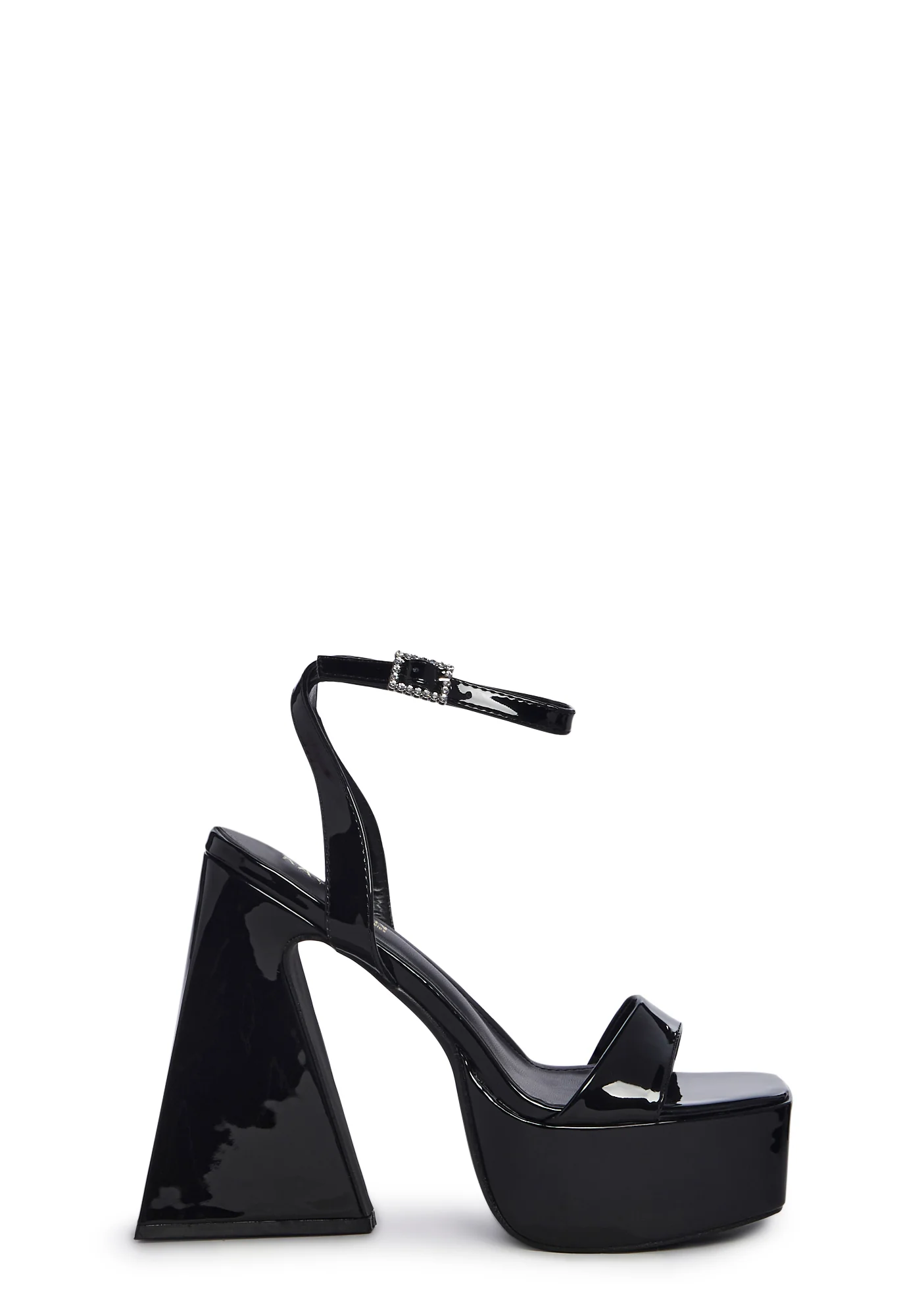 Beach Brunch Block Heels- Black