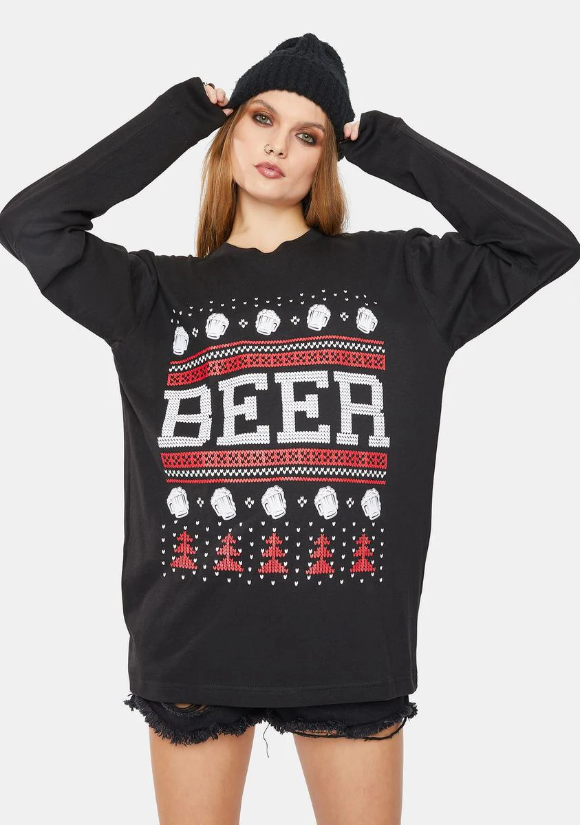 Beer Xmas Graphic Tee