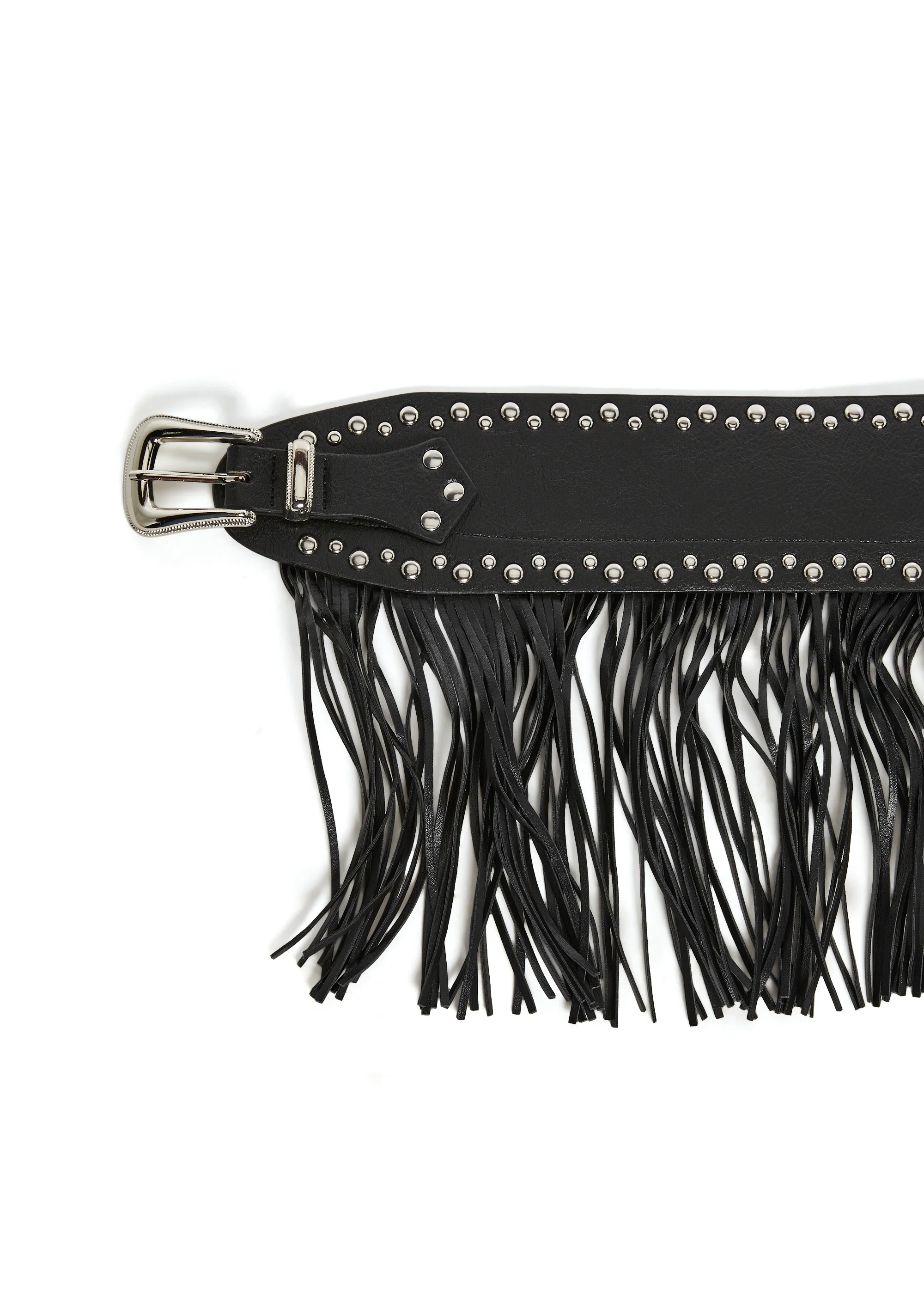 Wide Belt with Fringe - Image 5