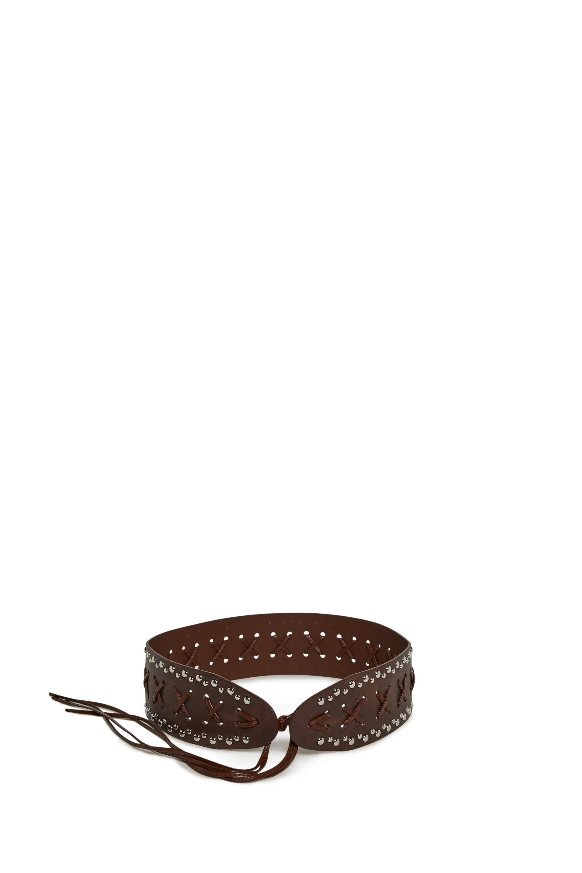 Stud and Stitched Waist Belt - Image 5