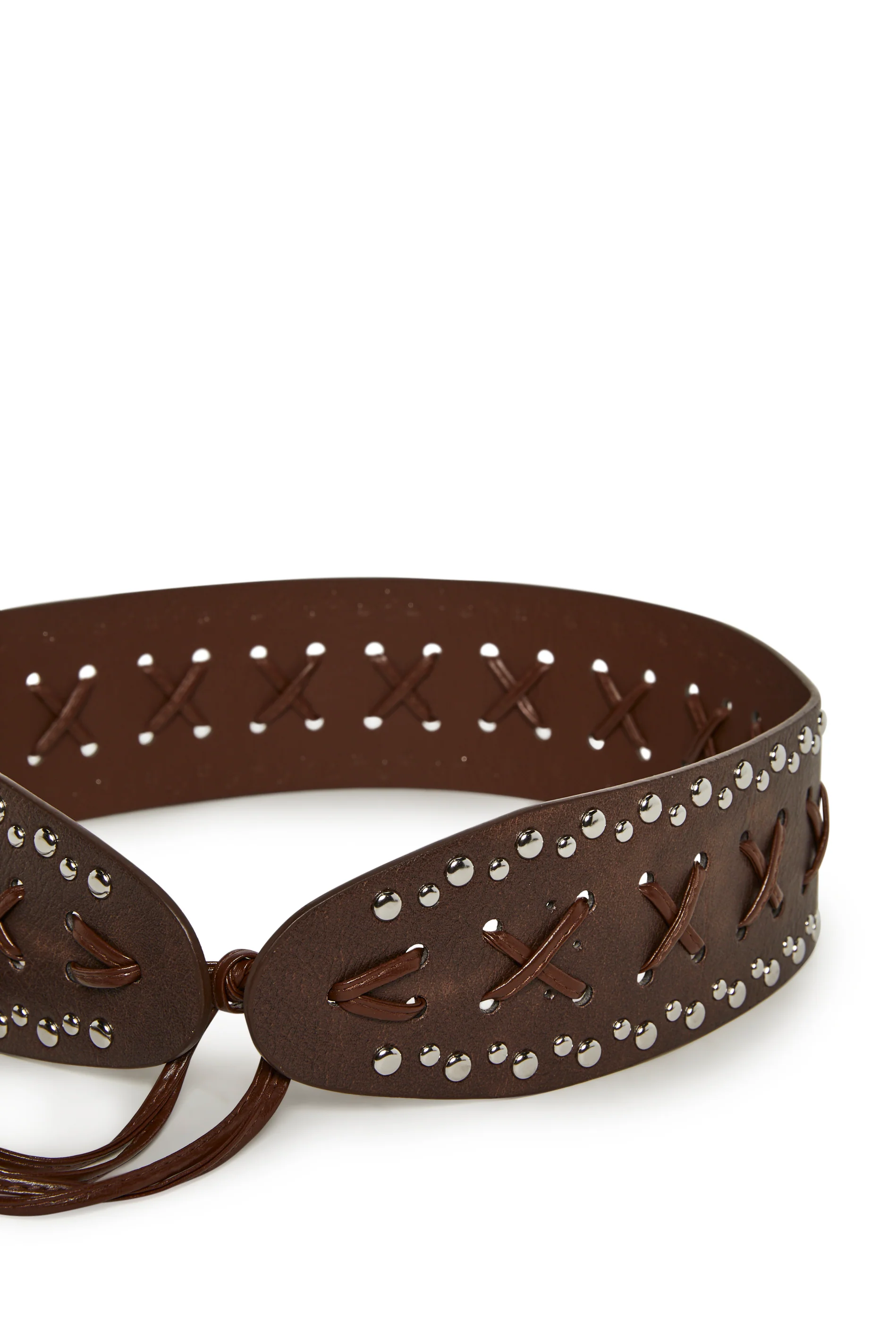 Stud and Stitched Waist Belt - Image 6