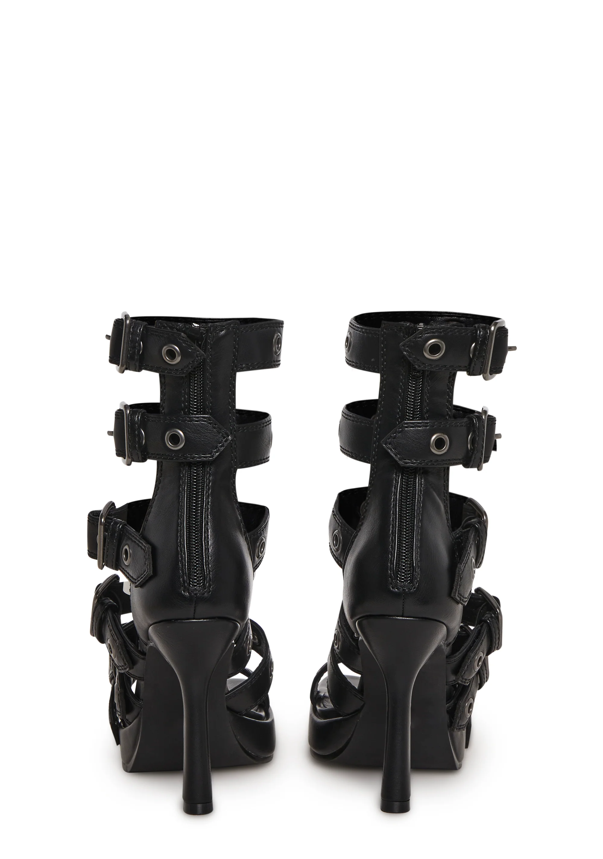 Tara Belted Sandal Heels - Image 4