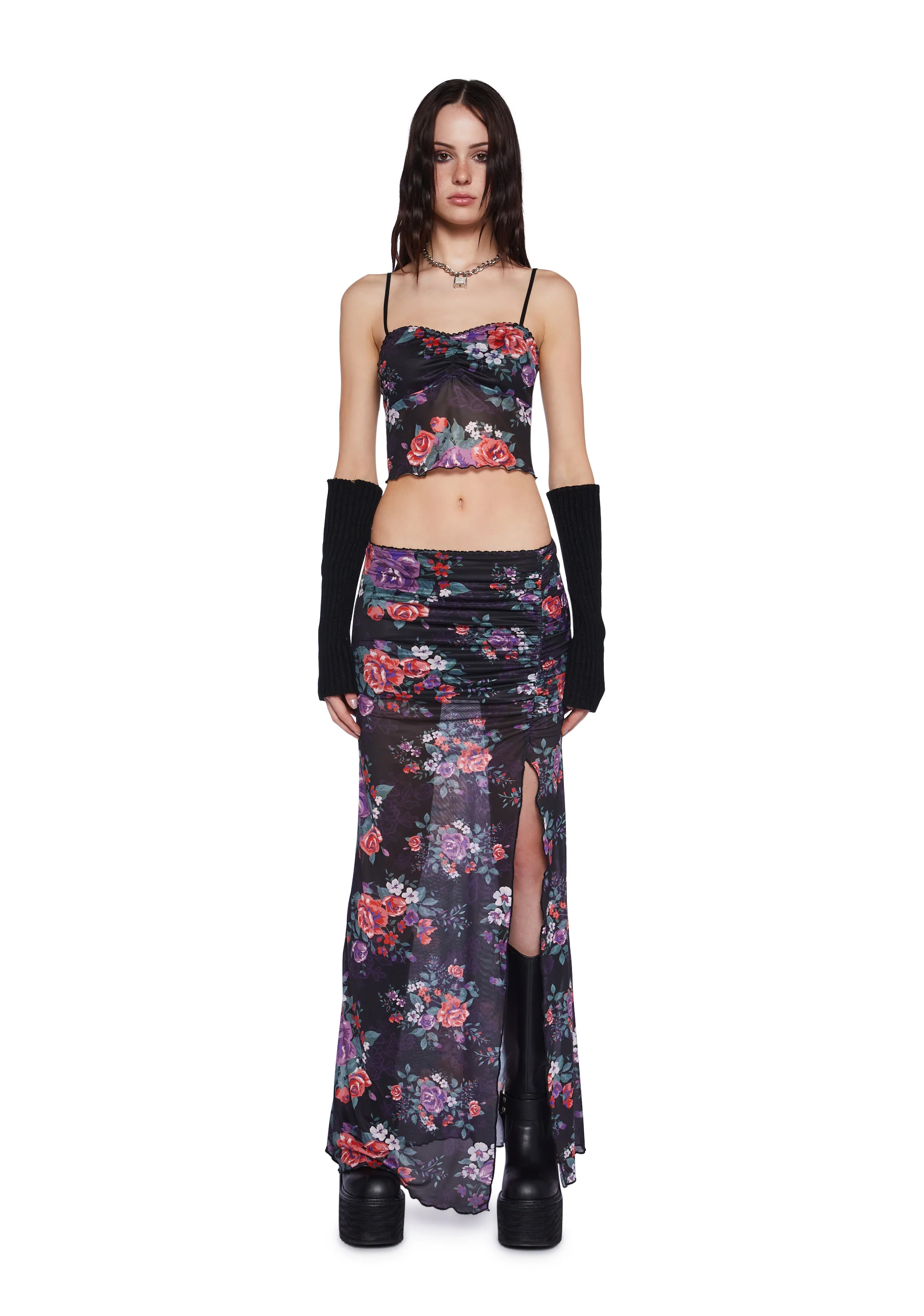Beyond The Garden Maxi Skirt Set