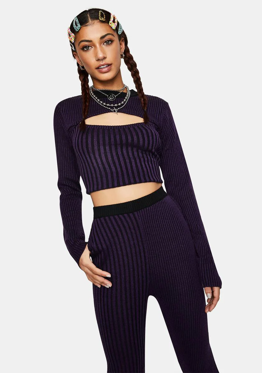 Breach Striped Crop Top