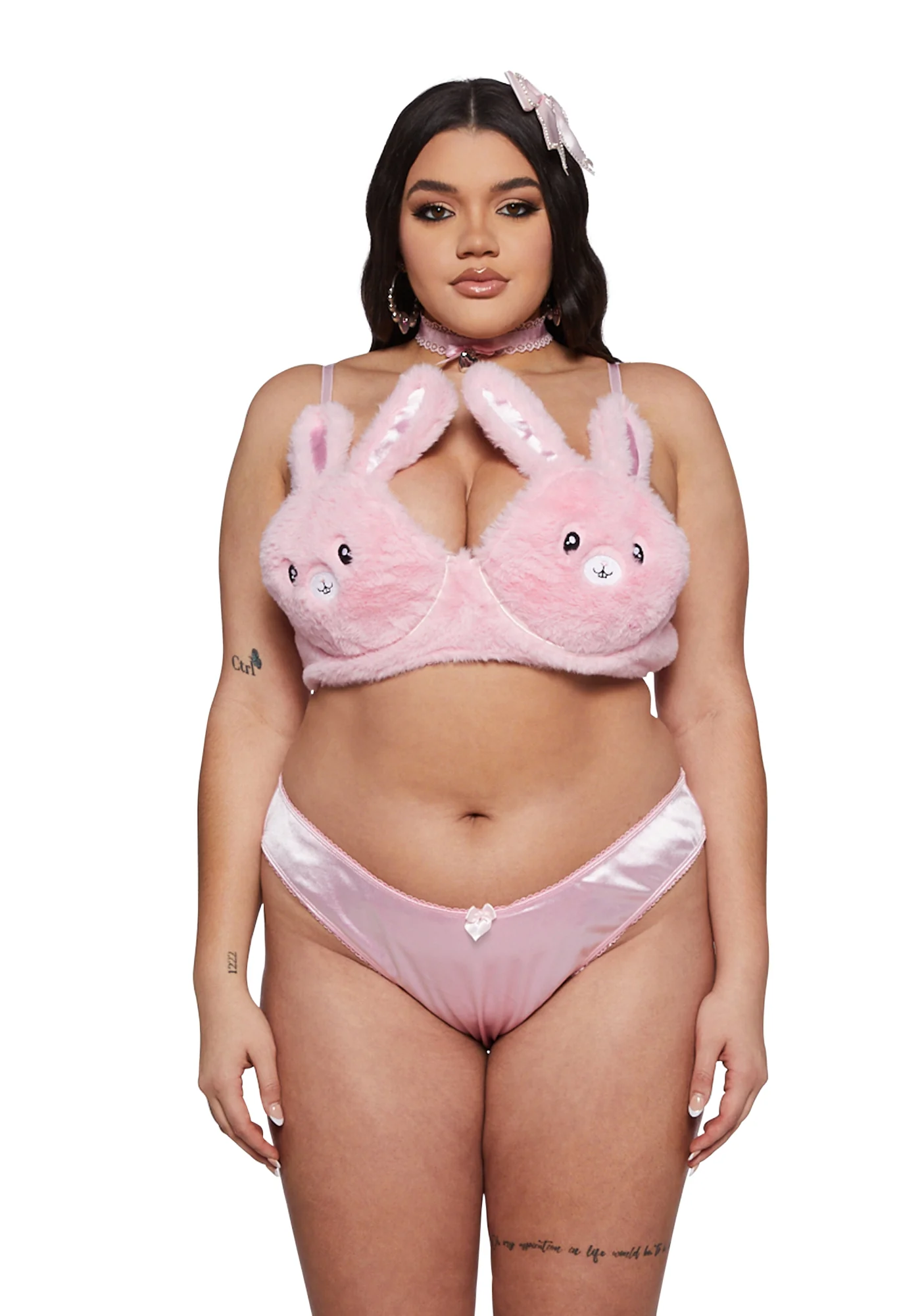 Plus Hop On It Lingerie Set