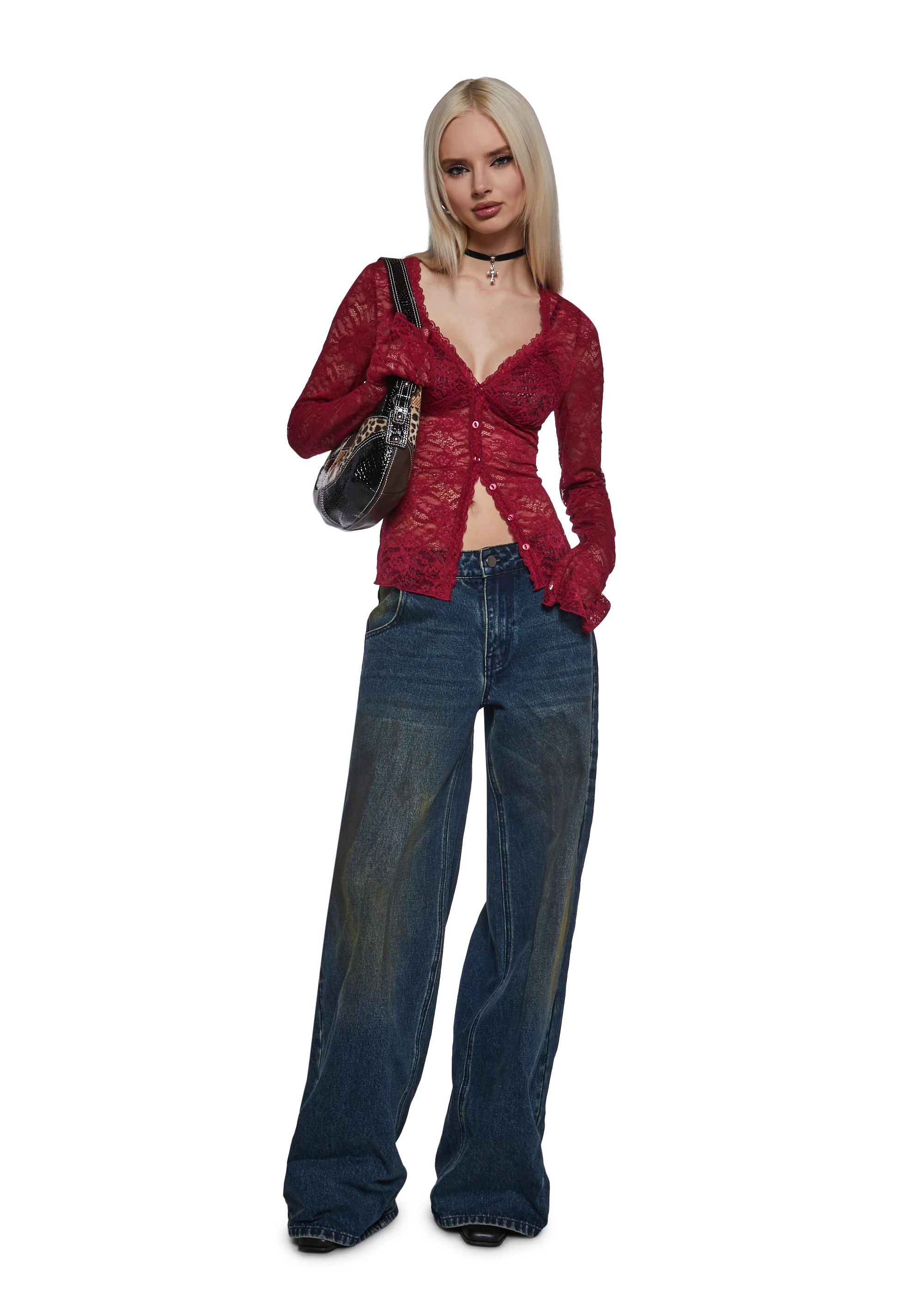 Wicked Wink Lace Top - Image 2