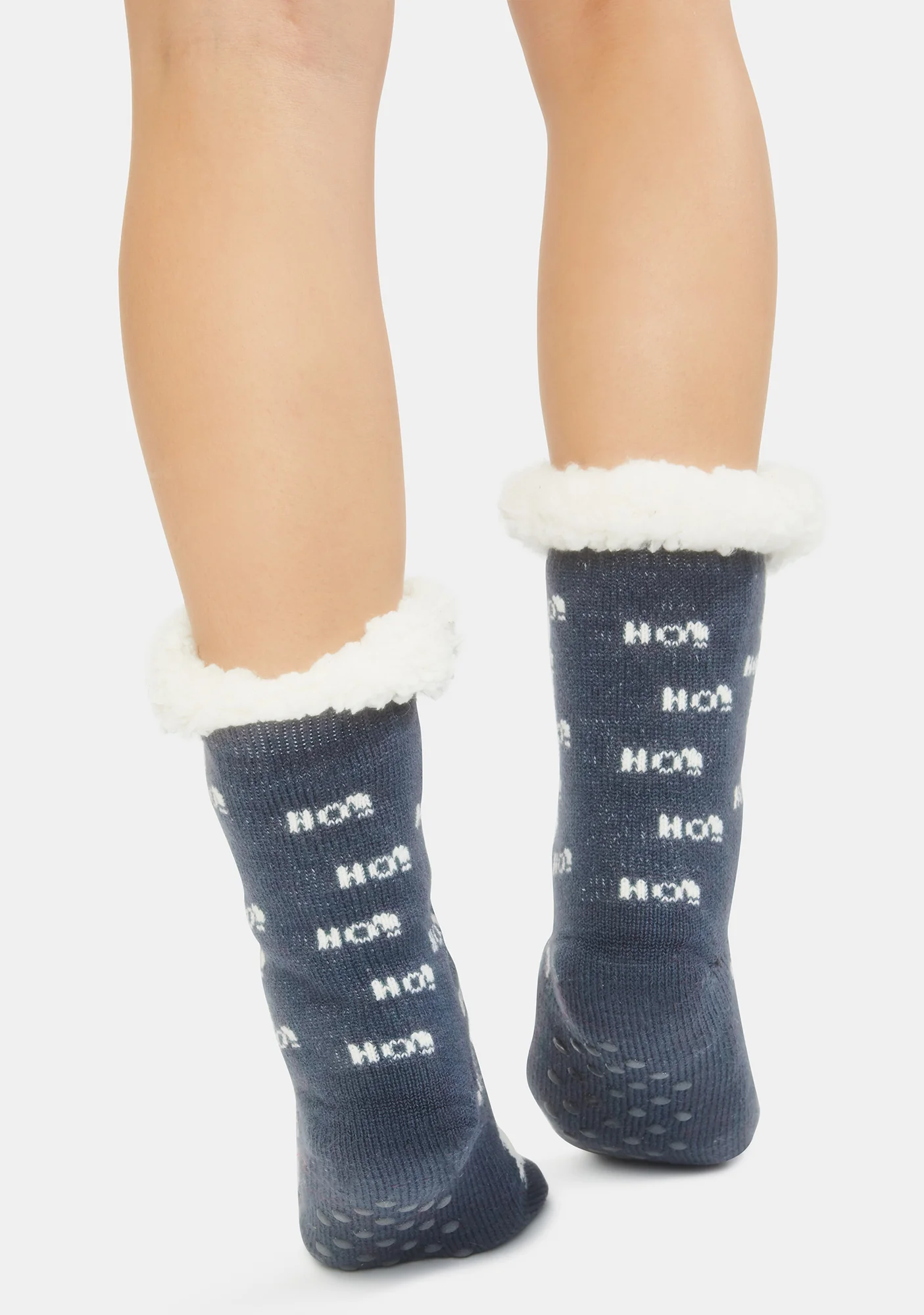 Cheerful Icon Santa Socks - Image 5
