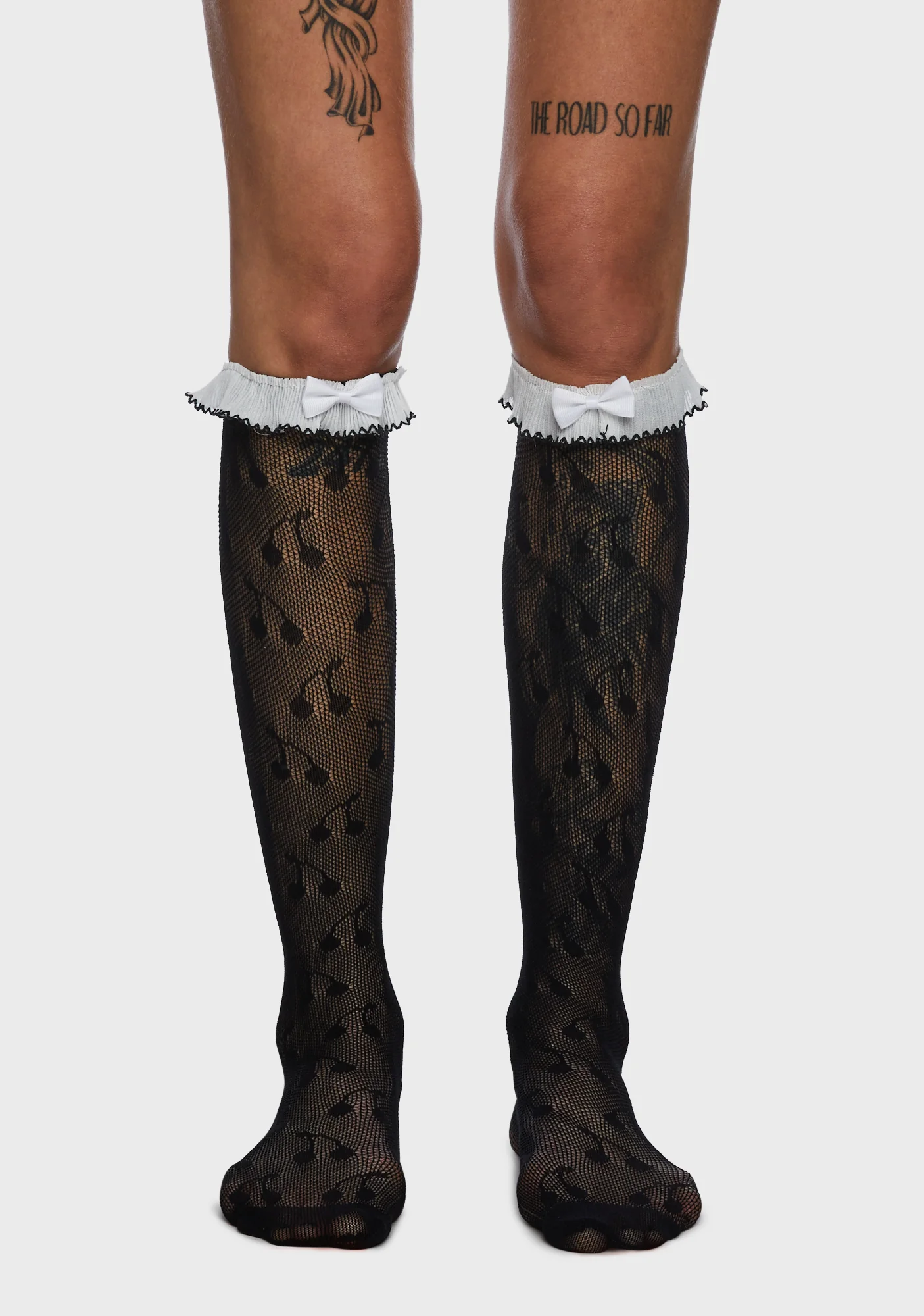Cherry Pop Lace Socks