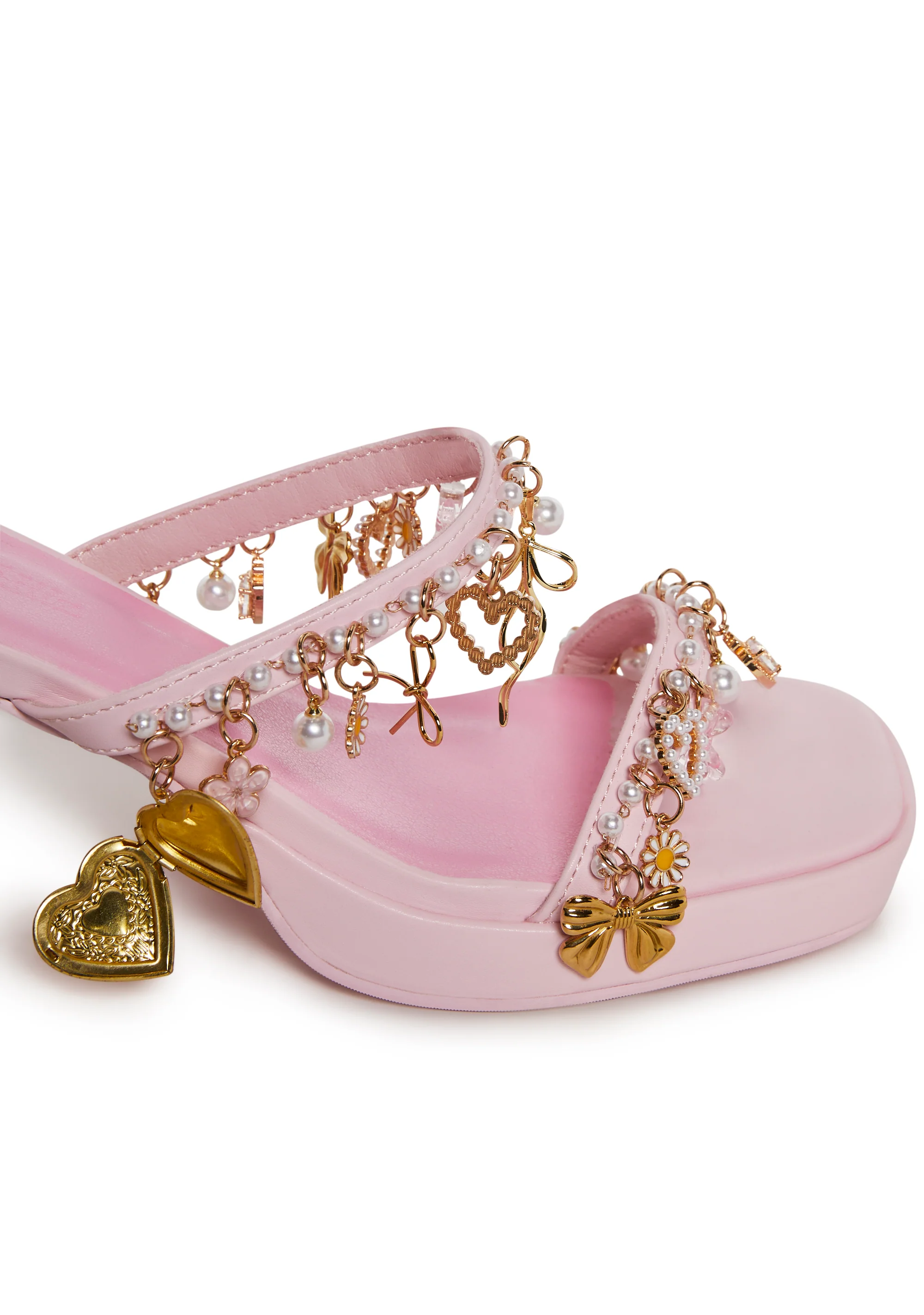 Charms and Cheer Sandals - Pink - Image 2