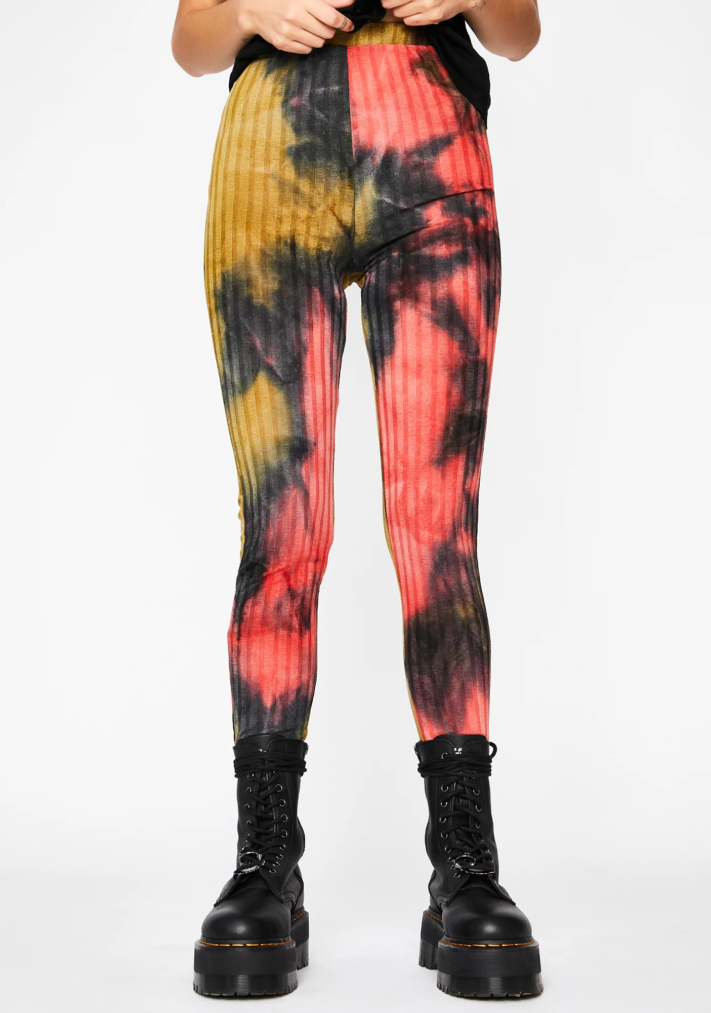 Dank Toxic Trip Printed Leggings