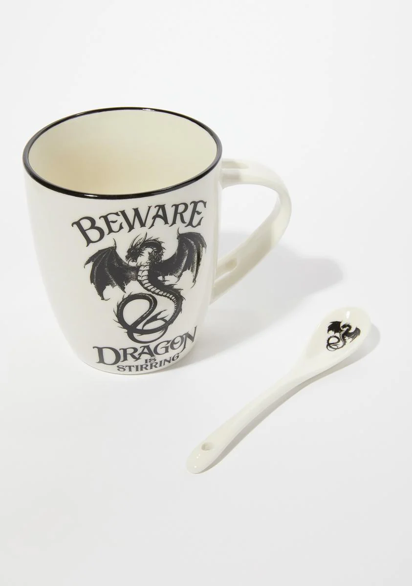 Dragon Is Stirring Cup And Spoon - Image 2
