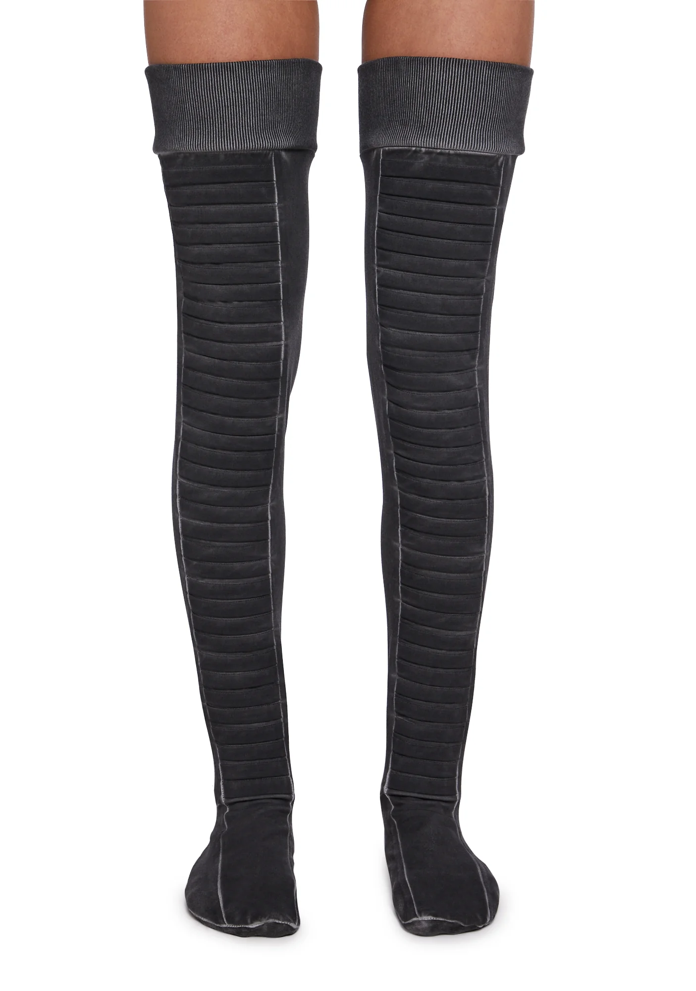 Frequency Thigh High Stockings - Black