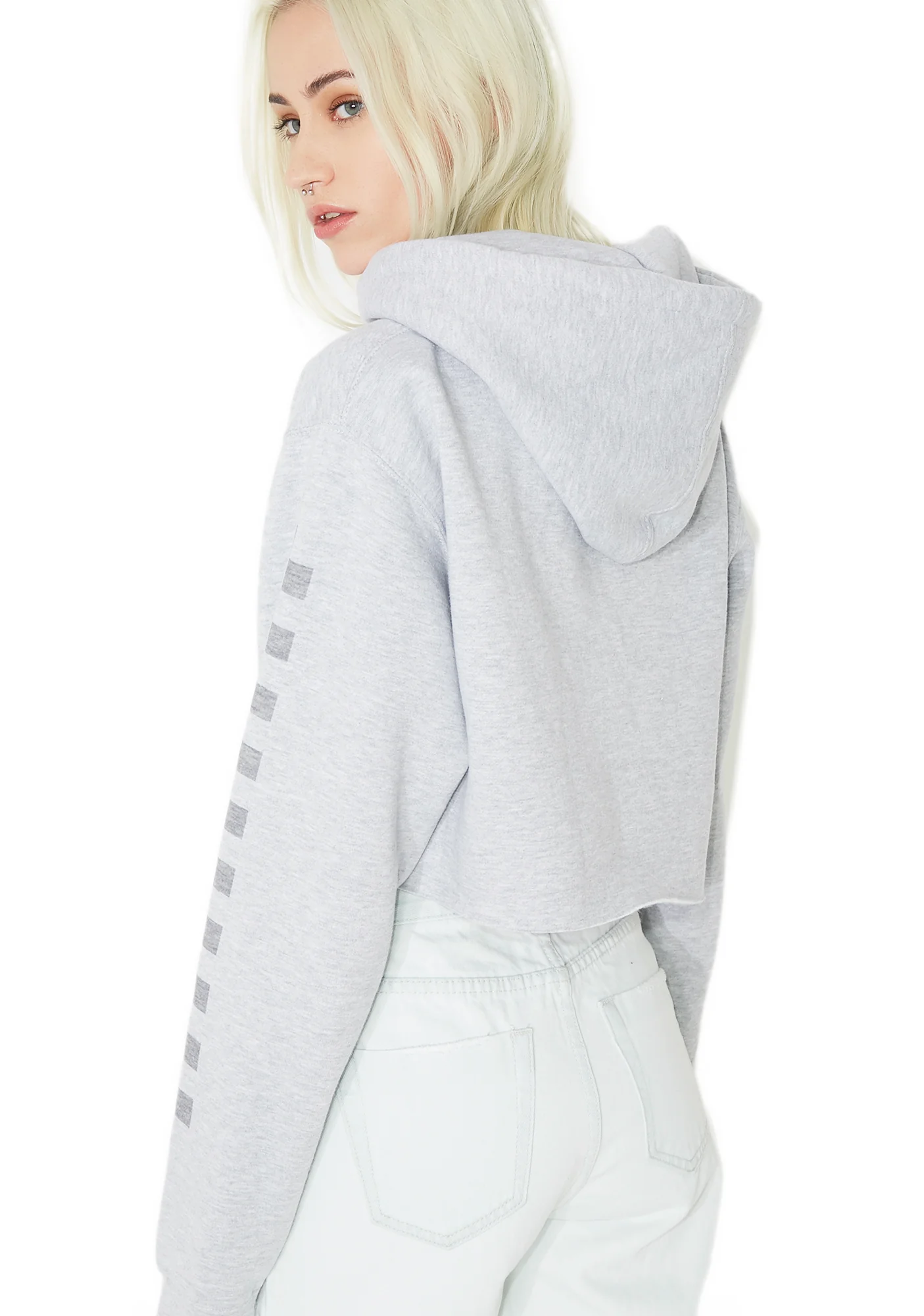 Eight Or Die Cropped Hoodie - Image 4