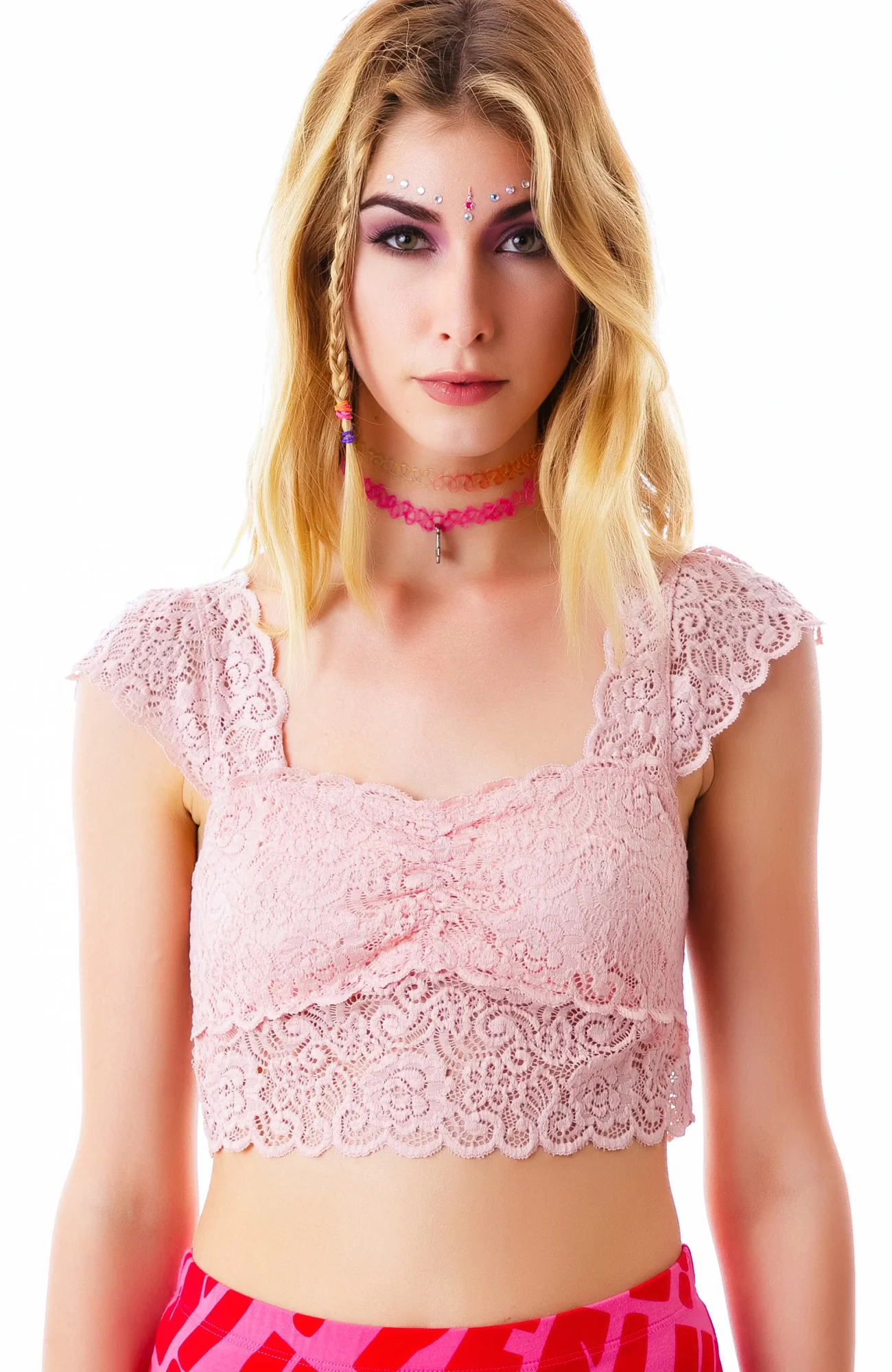 El Dorado Lace Crop Top - Image 2