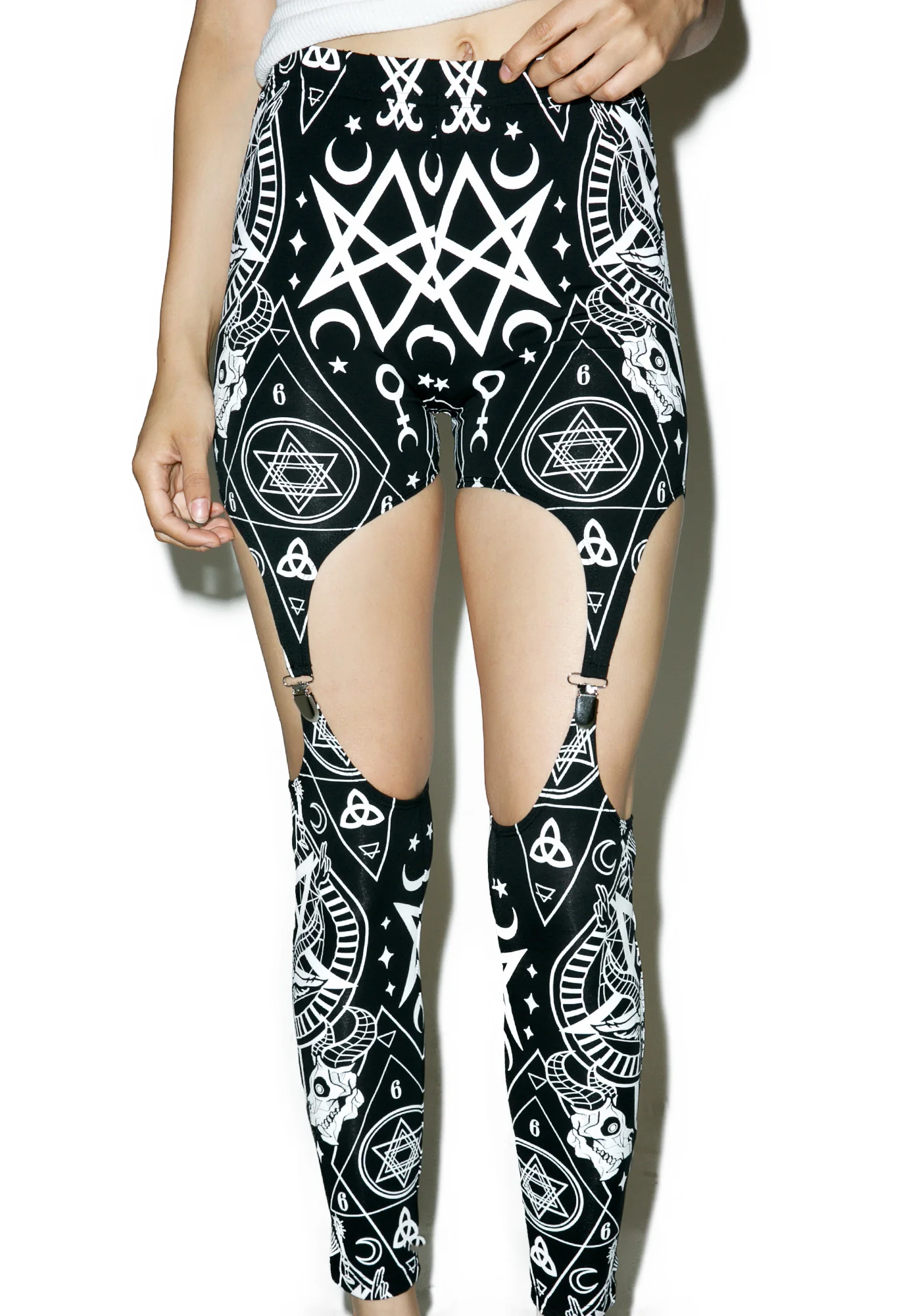 Evilyn Suspender Leggings