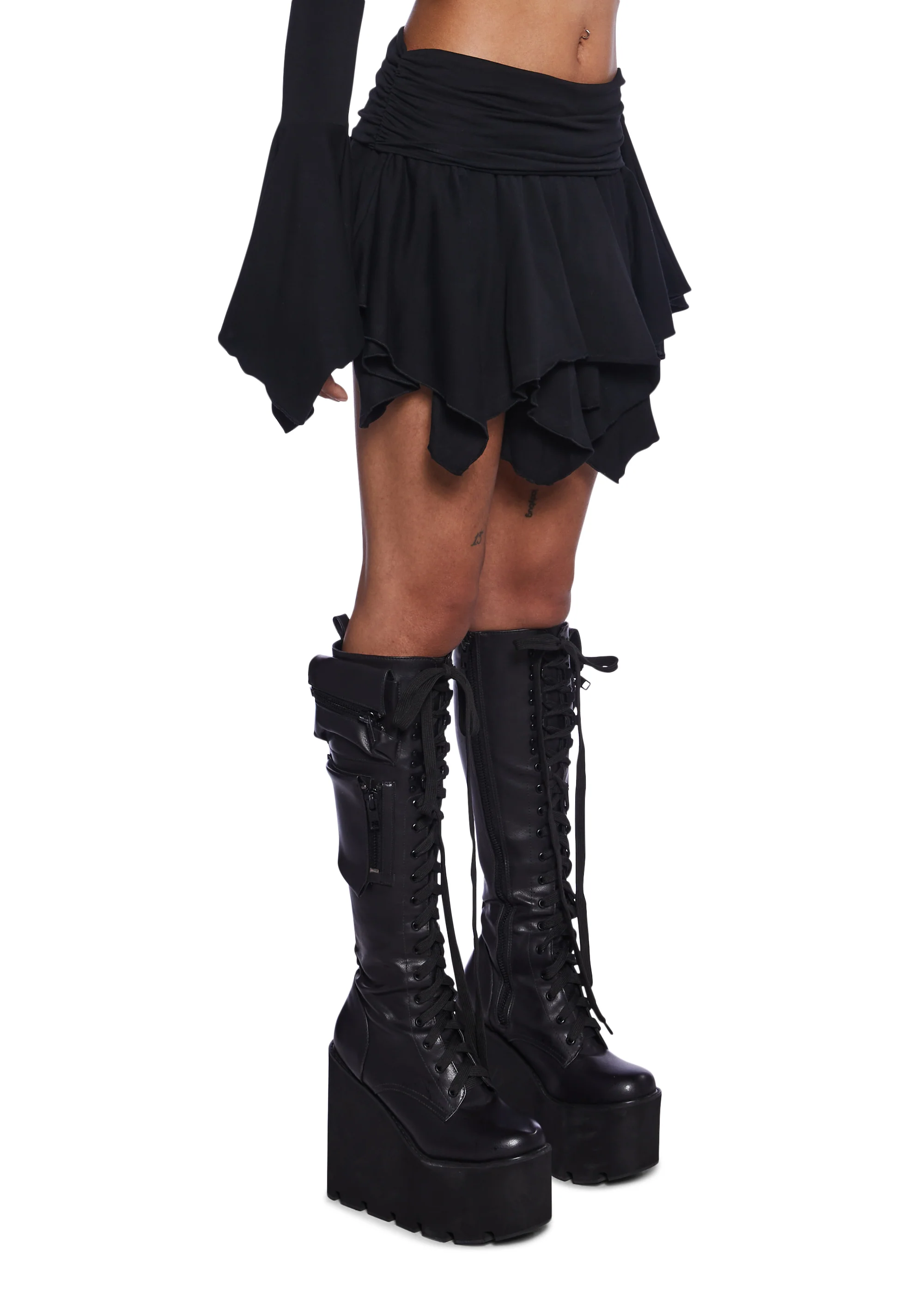 F Is For Fairies™ Mini Skirt - Black - Image 4