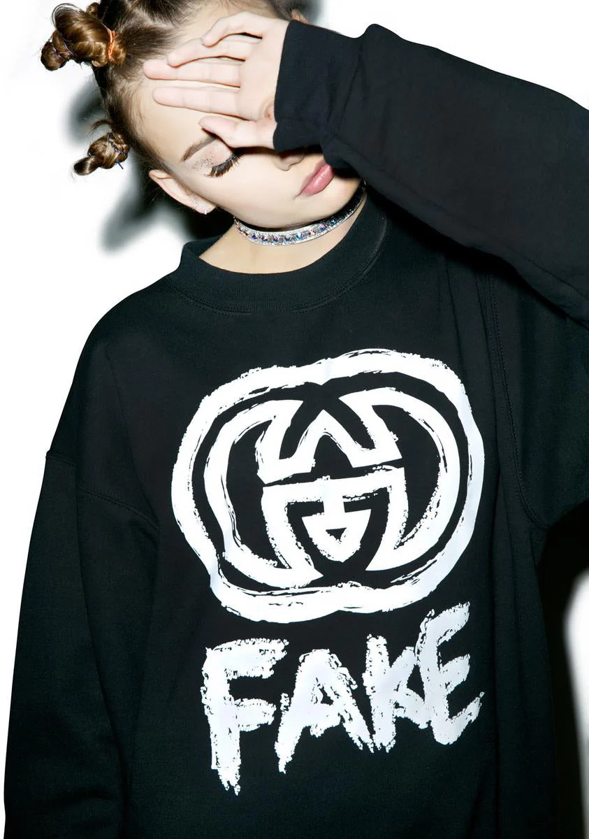 Fake GG Sweatshirt - Pink - Image 2