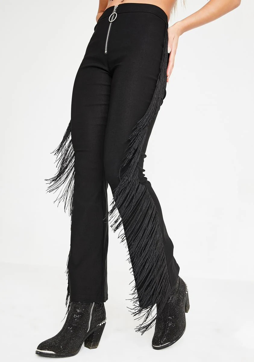 Fight The Moonlight Fringe Pants