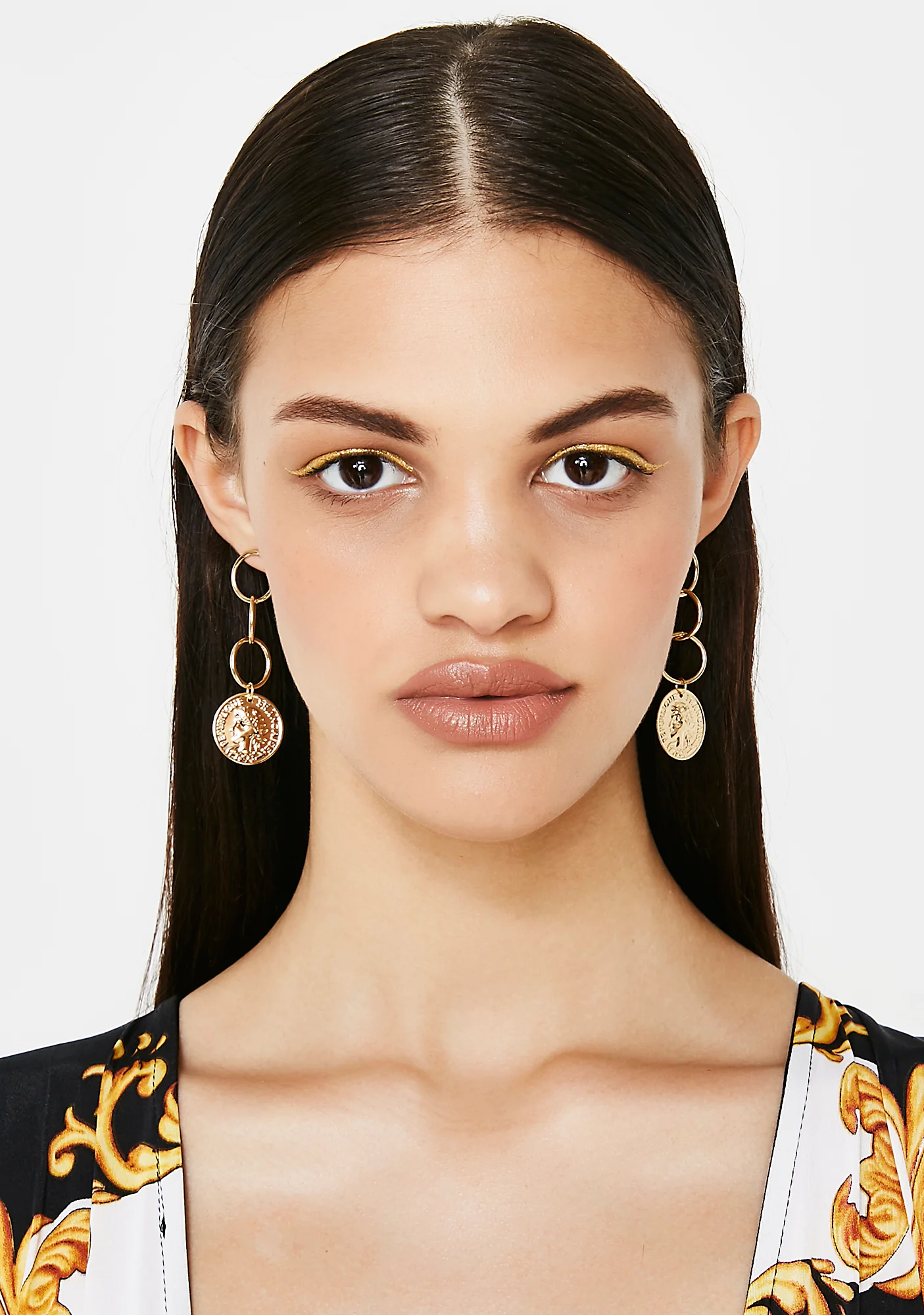 Flip A Coin Dangle Earrings