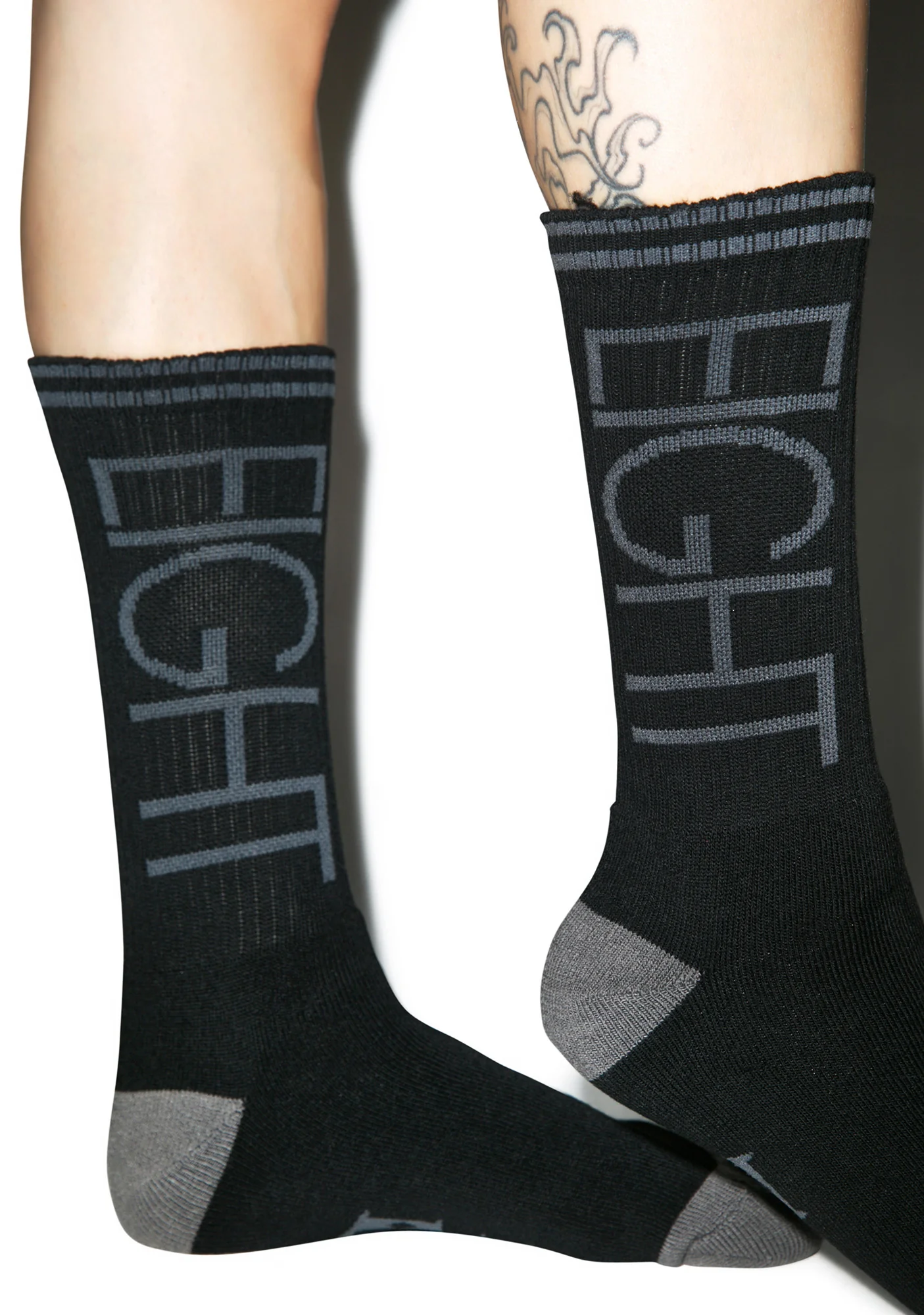 Flip Black/Grey Socks