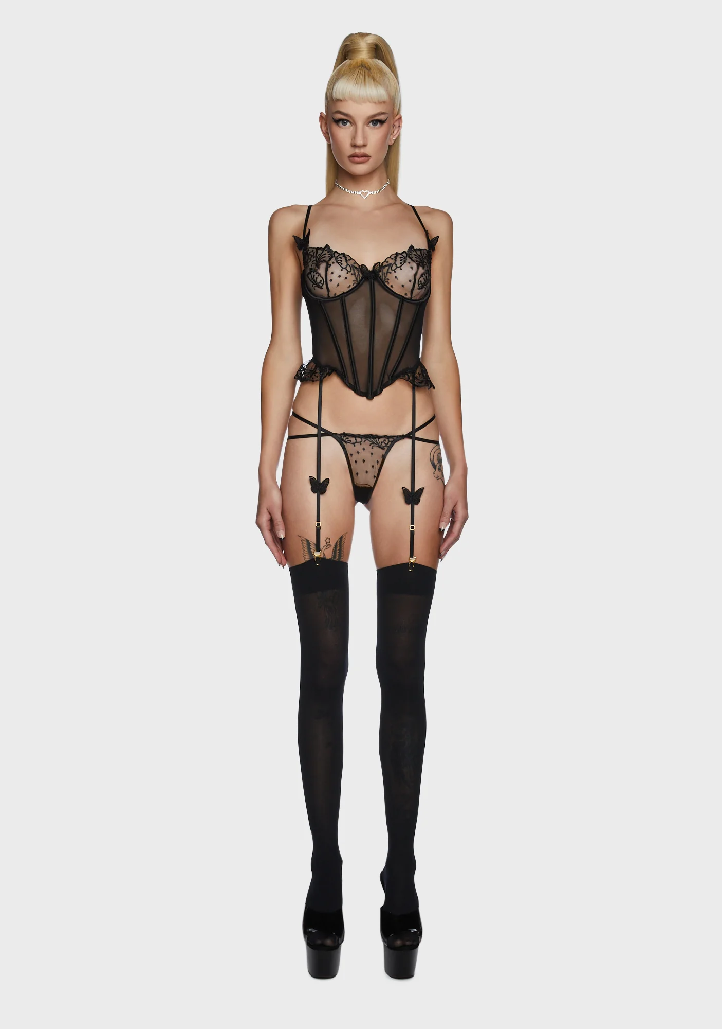 Flutter Through Me Lingerie Set