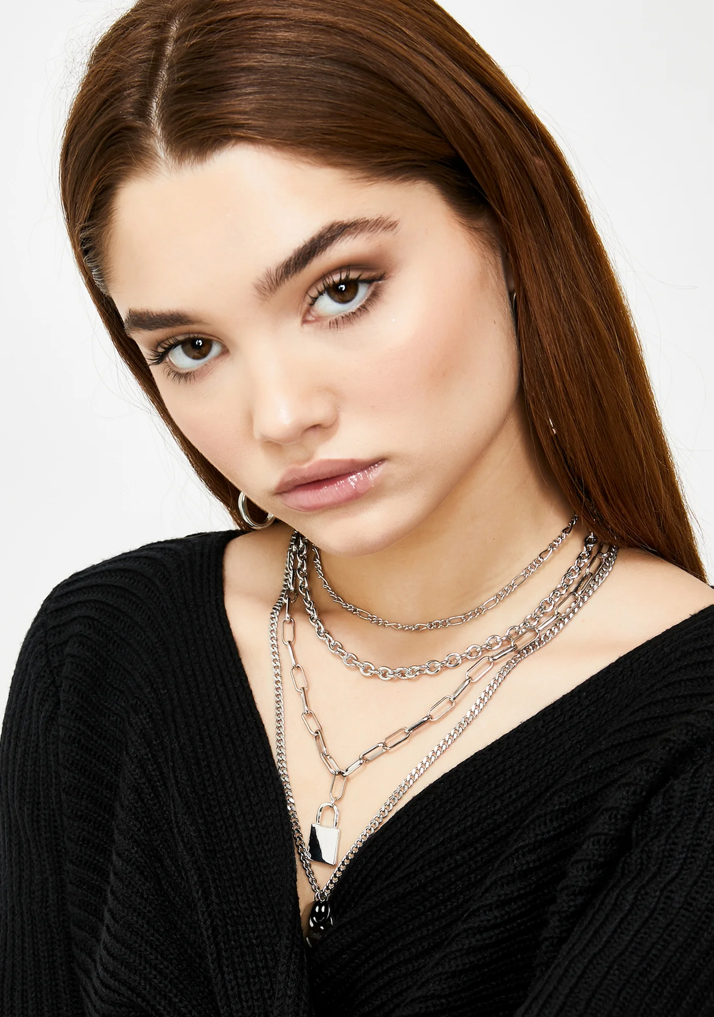 Fully Locked Up Layered Necklace - Image 3