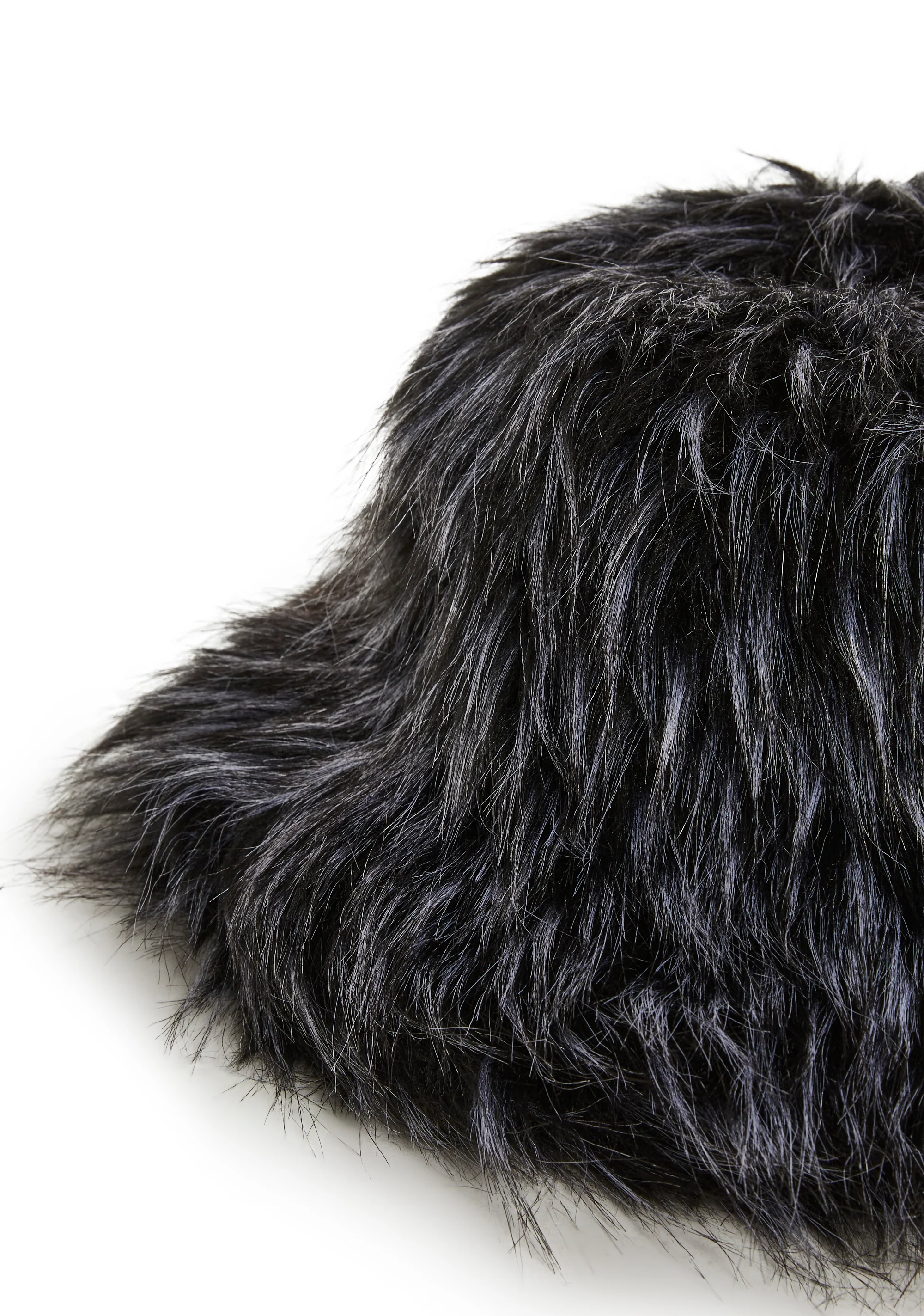 Flirty Fuzzy Bucket Hat - Black - Image 5