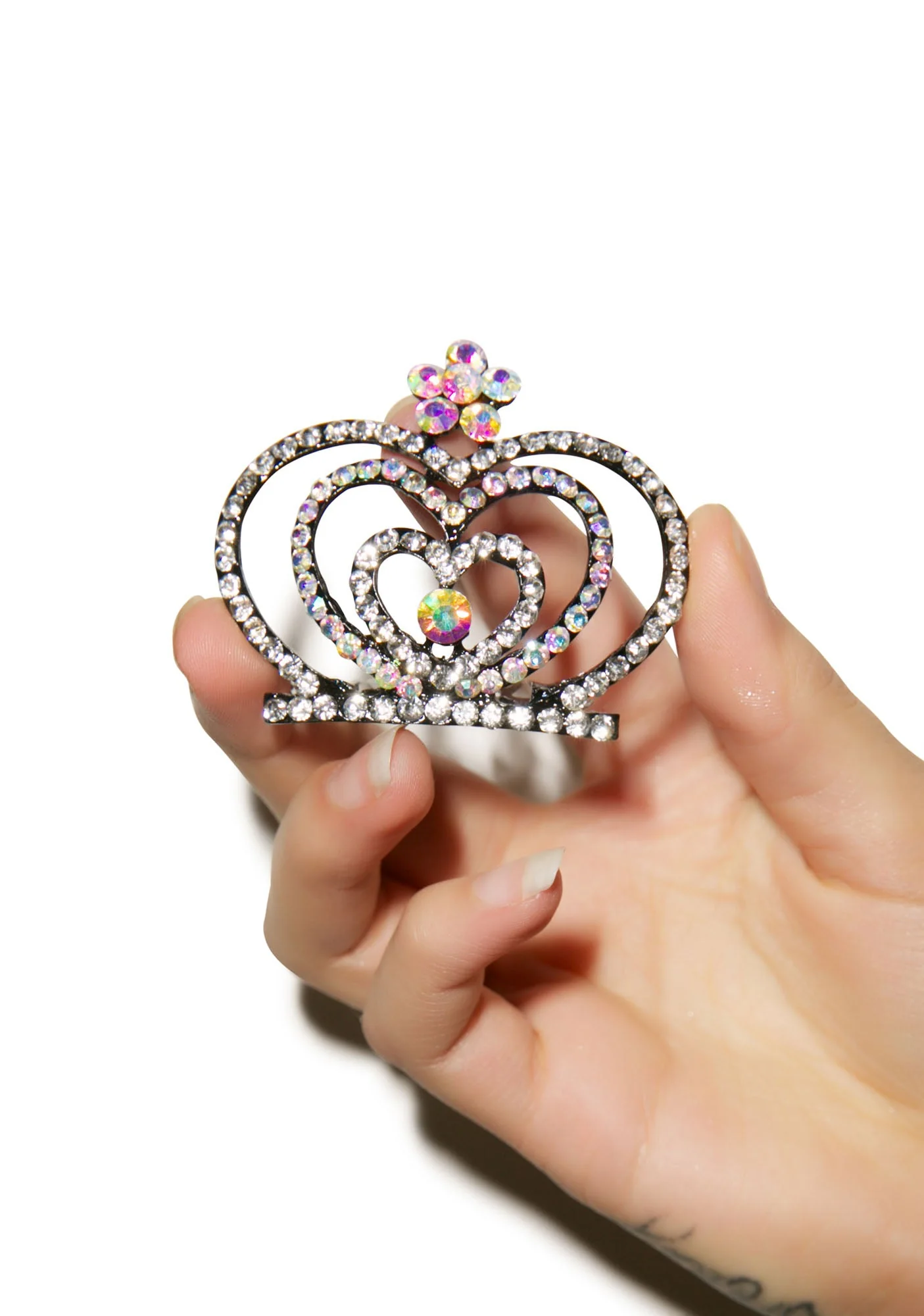 Glistining Hearts Tiara - White - Image 2