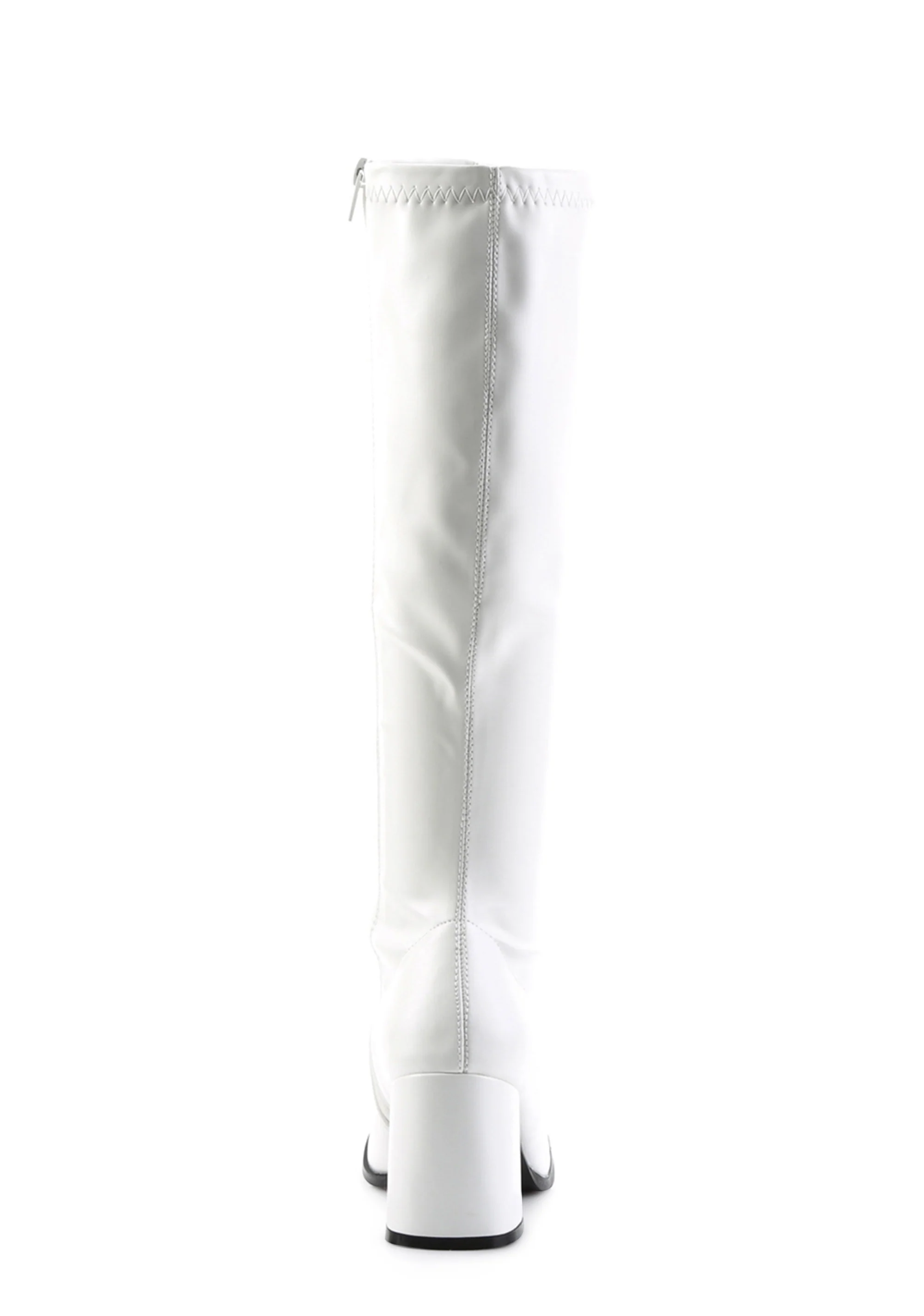 Gogo 300 Knee High Boots - White - Image 3