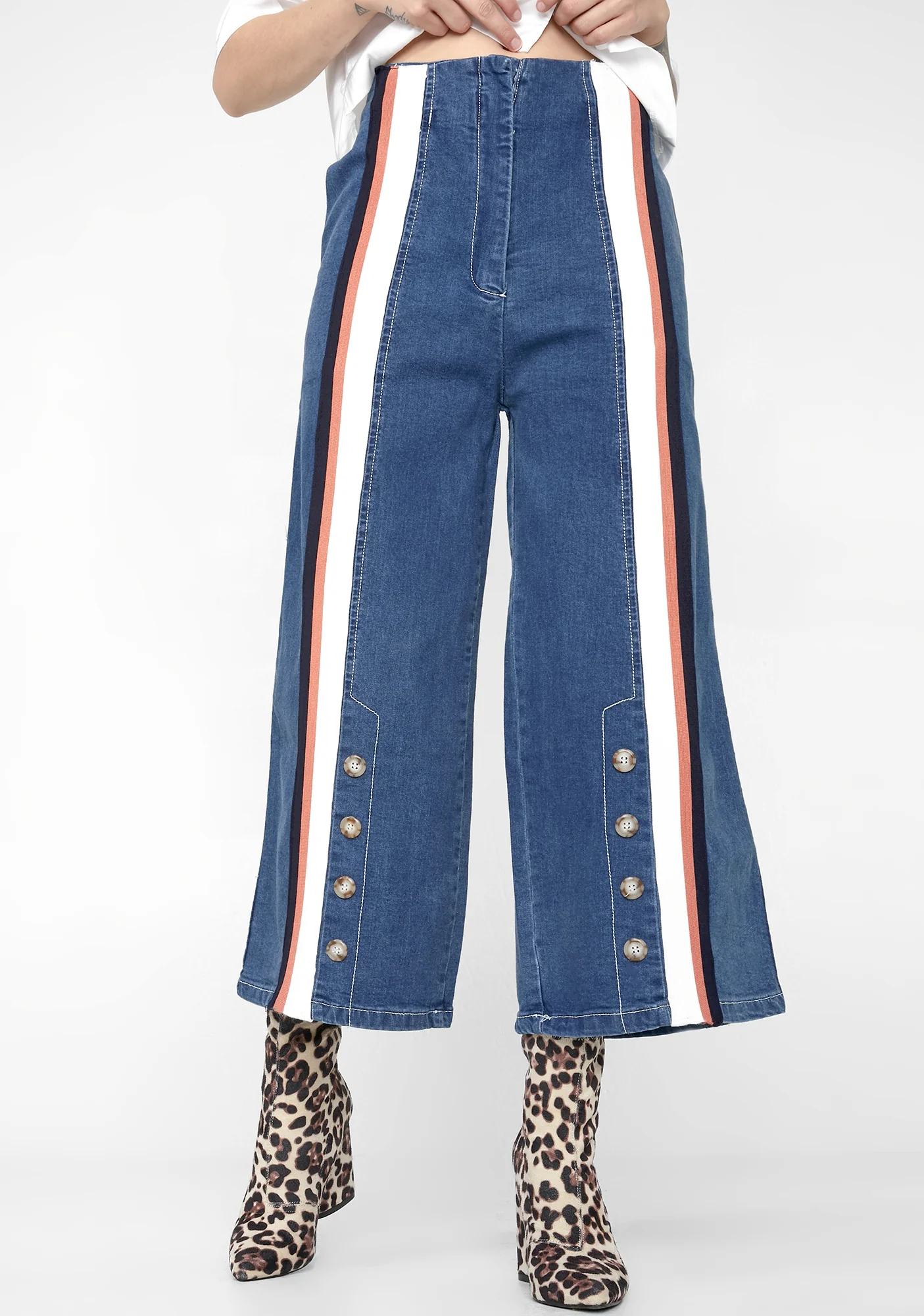 Hall Of Fame Wide Leg Jeans