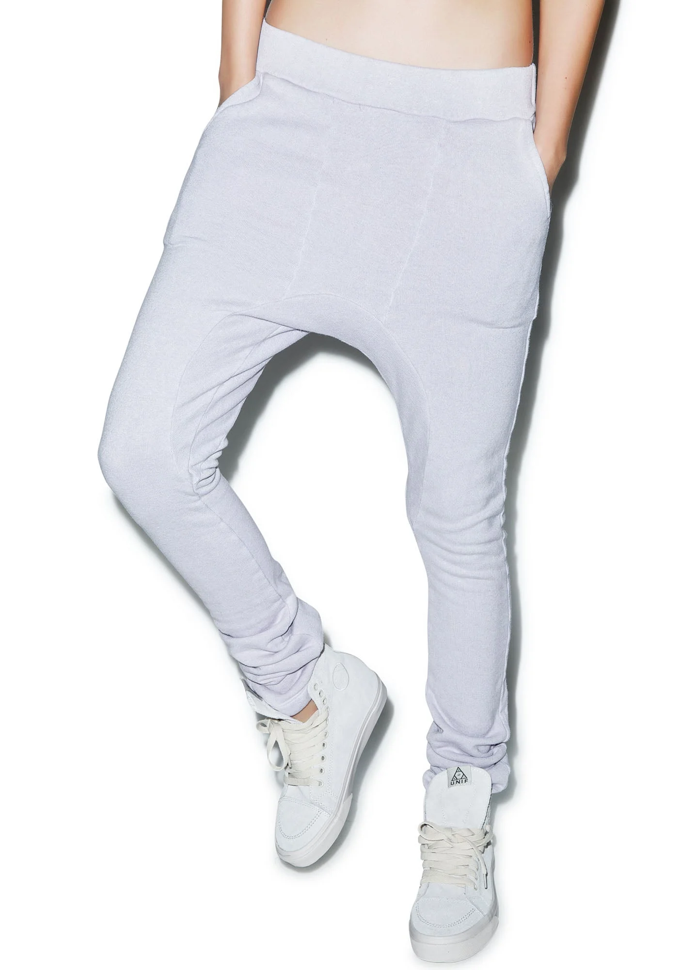 Hammer Time Drop Crotch Pants - Off White - Image 3