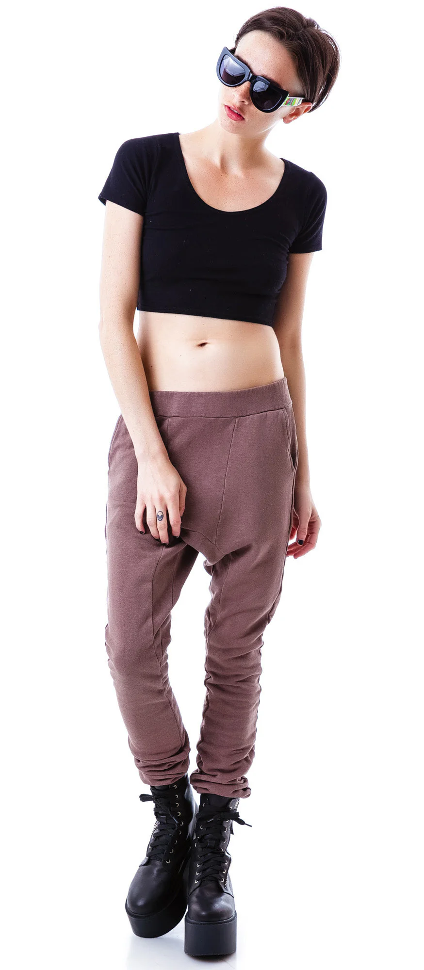 Hammer Time Drop Crotch Pants - Off White - Image 9