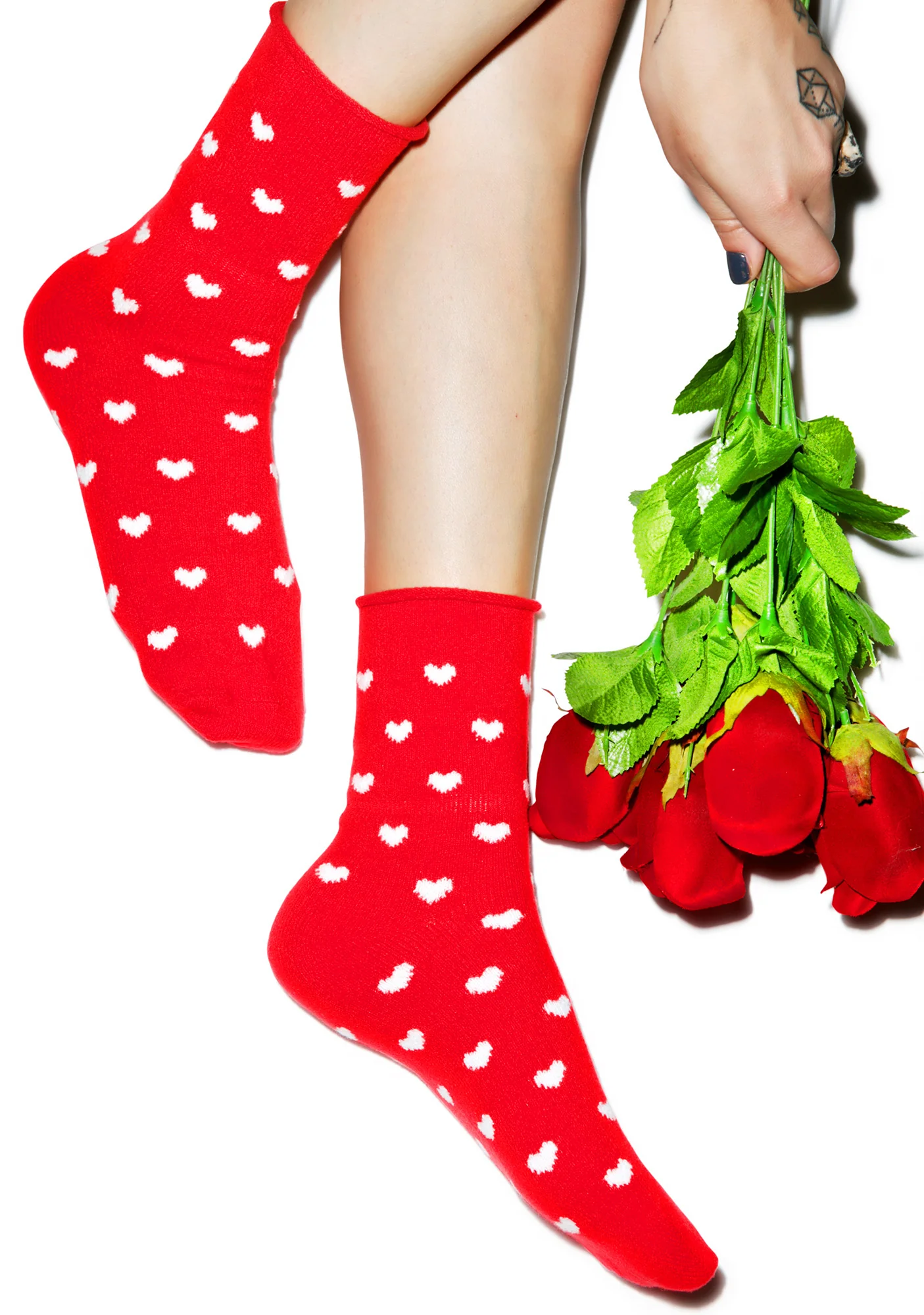 Heart U 4ever Fleece Socks