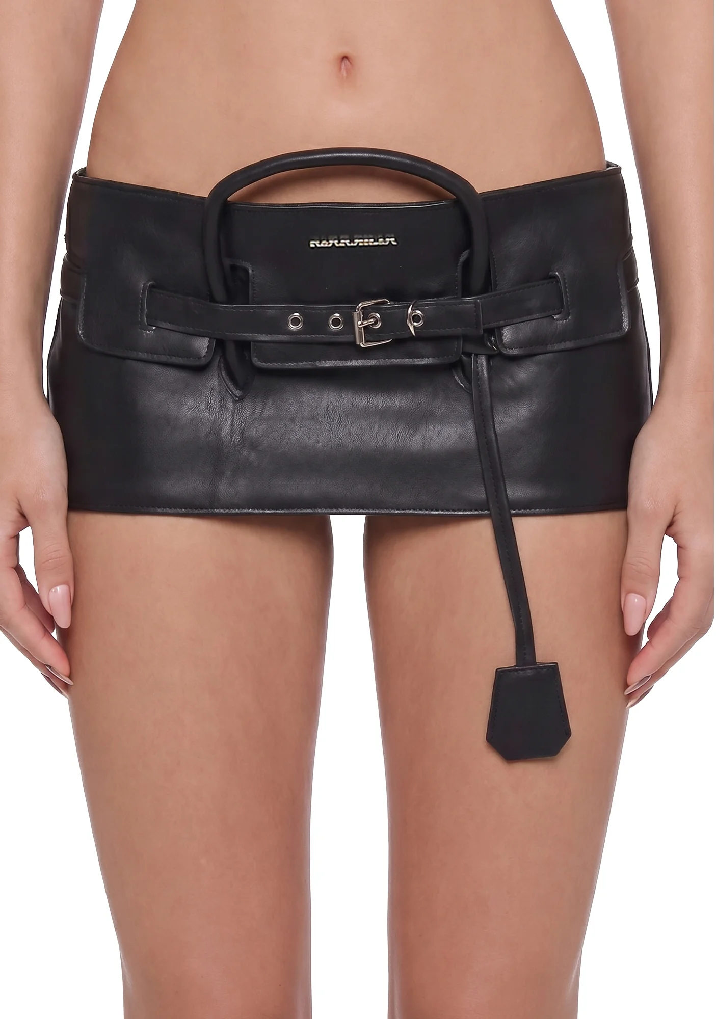 Heiress Handbag Mini Skirt - Black - Image 5