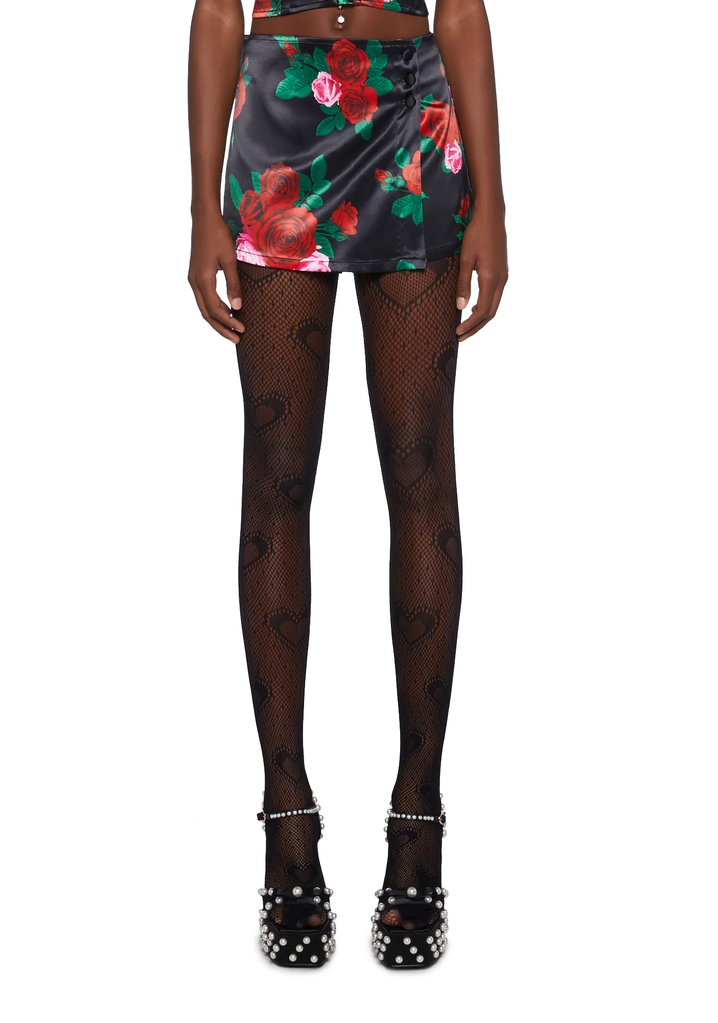 High School Heartthrob Satin Skort