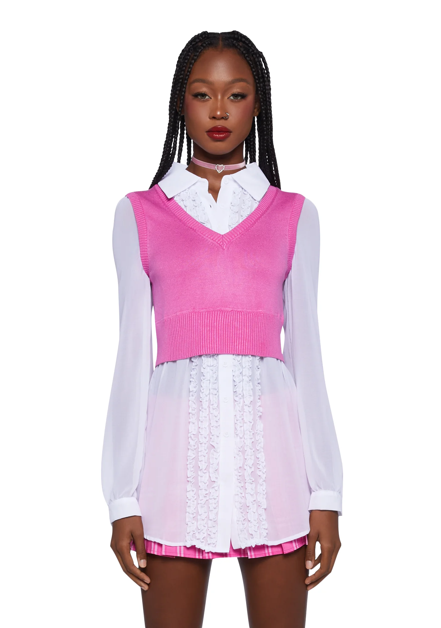 Highly Selective Layered Shirt
