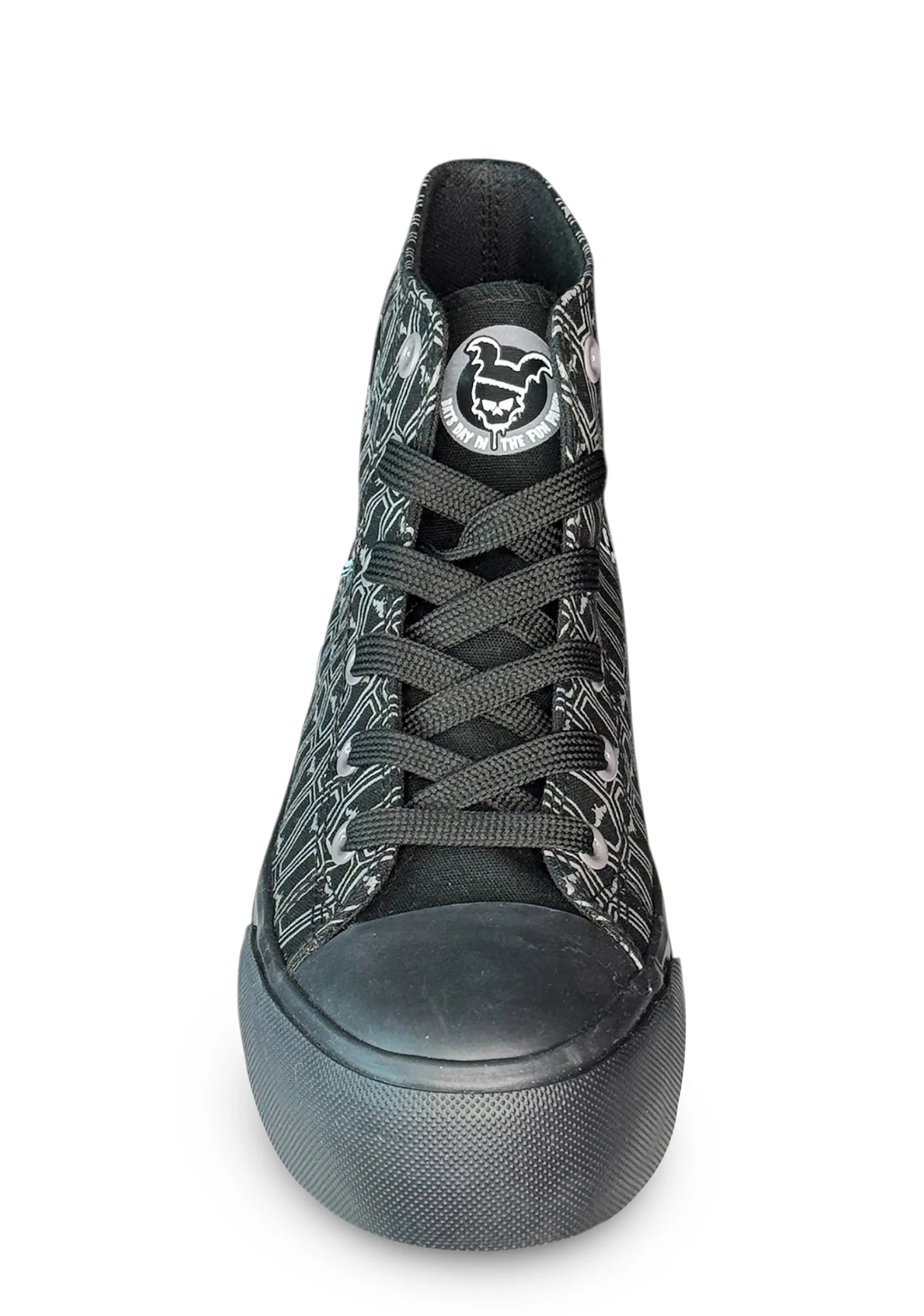 HXC Bats Day Mickey High Top Sneaker - Grey - Image 3