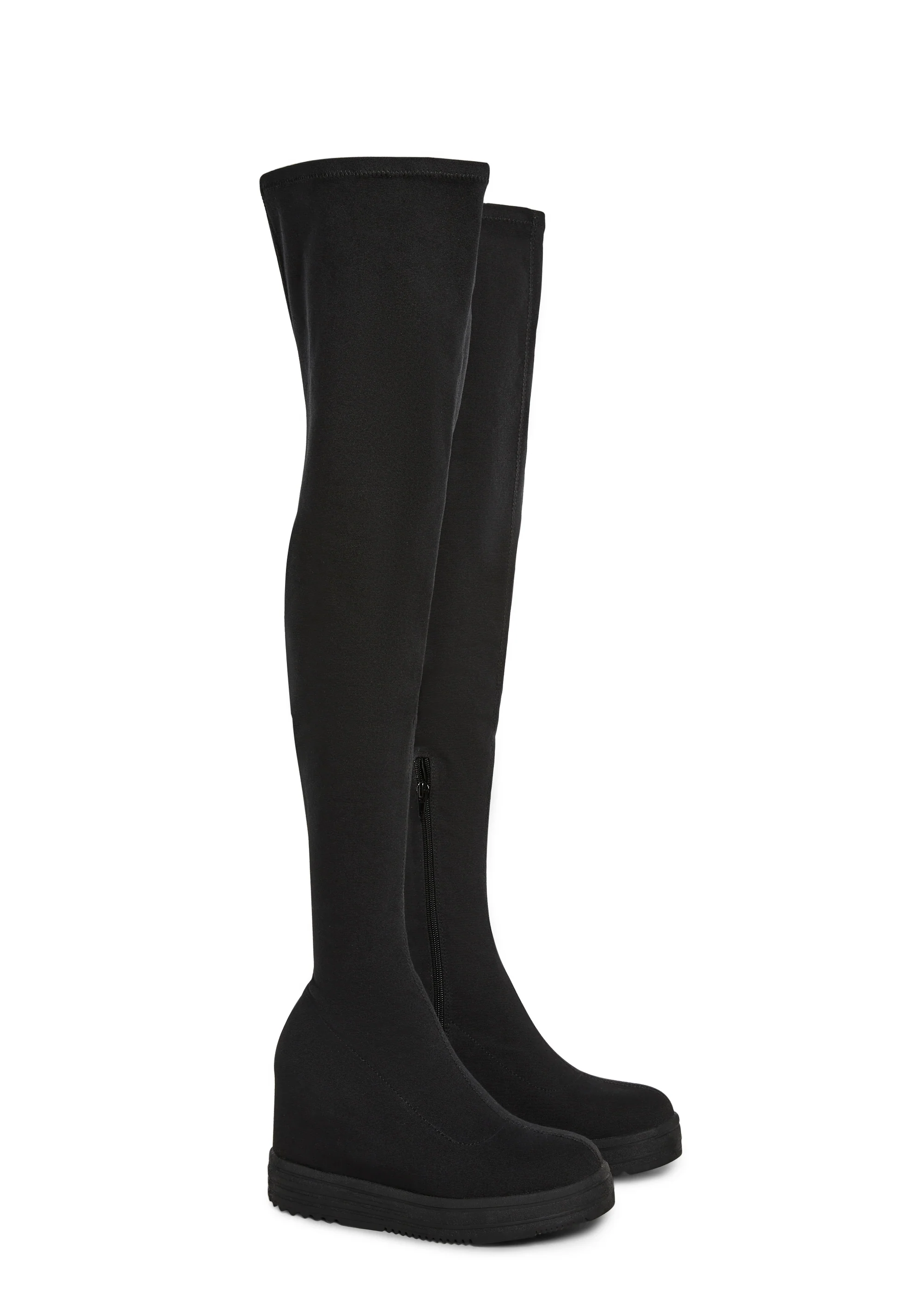 Siren Thigh High Wedge Boot - Image 3