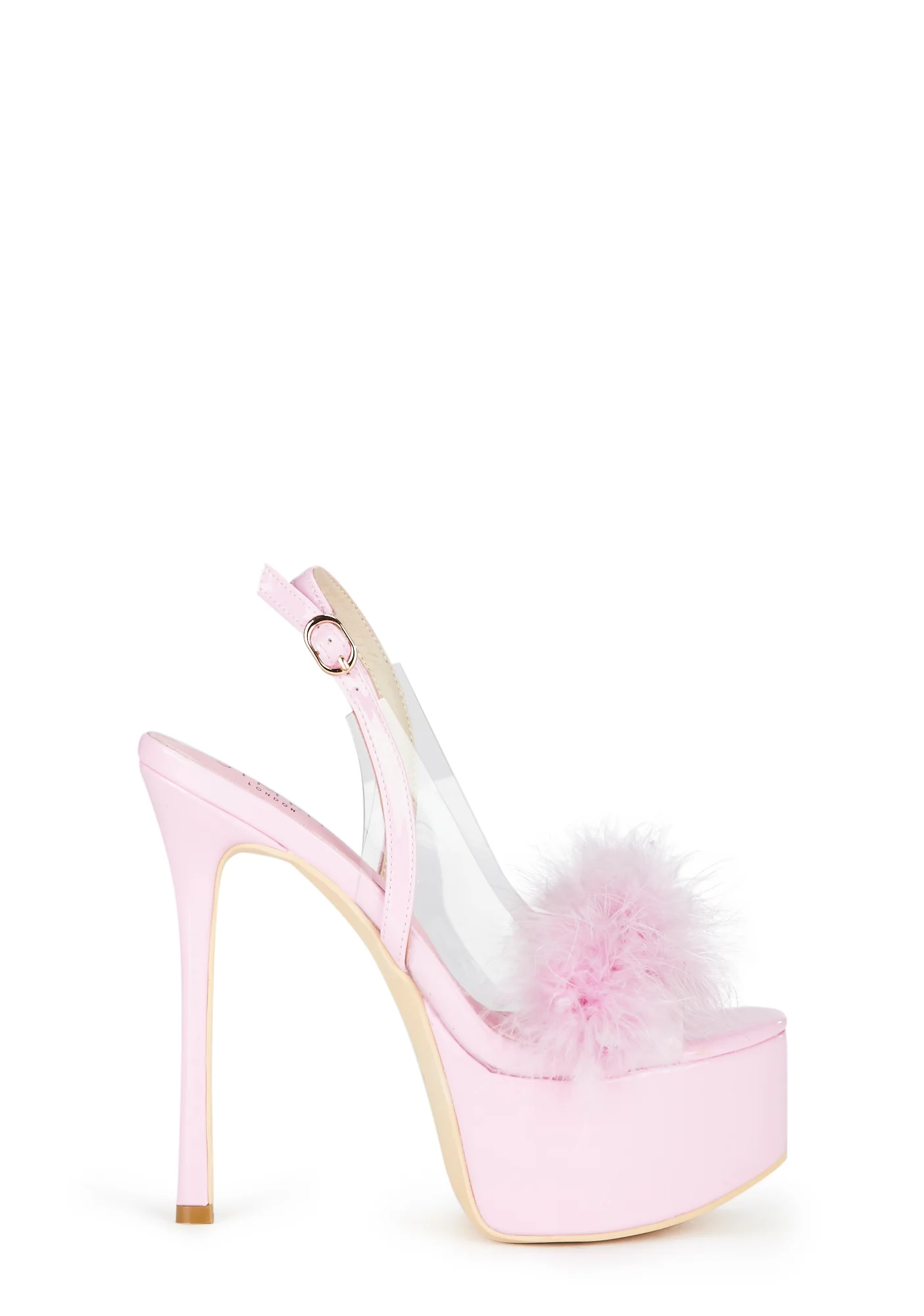Ivette Fluffy Heels - Pink