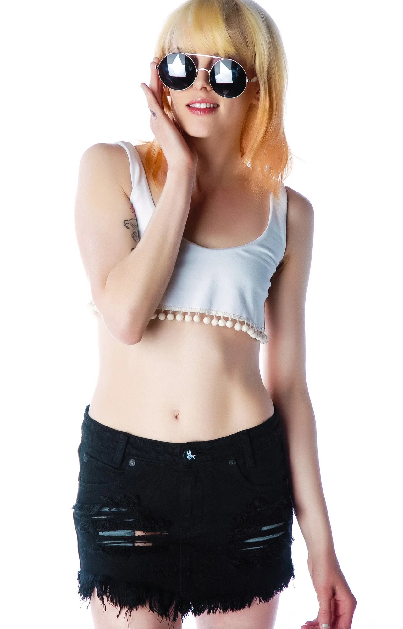 Jax Mini Skirt - Light Blue - Image 15