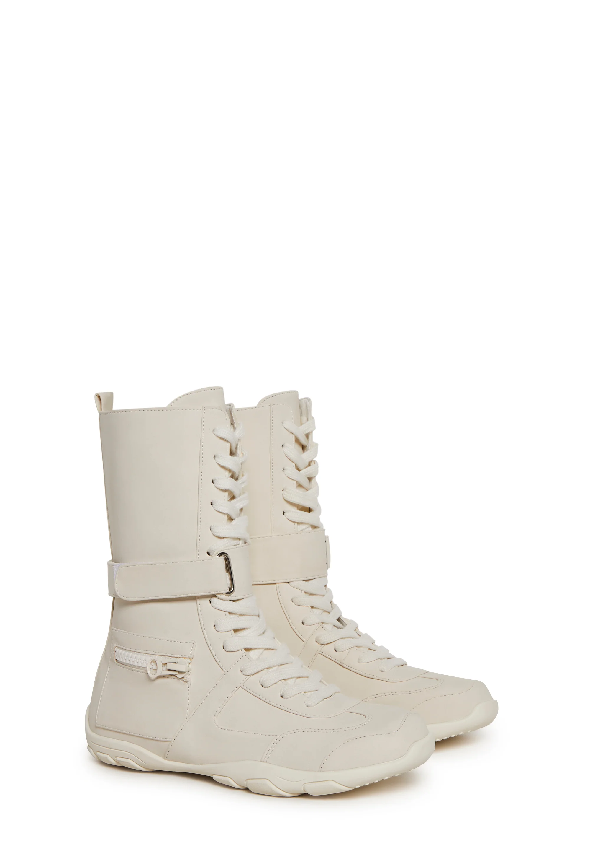 Rocky High-Top Boxing Sneaker - White - Image 3