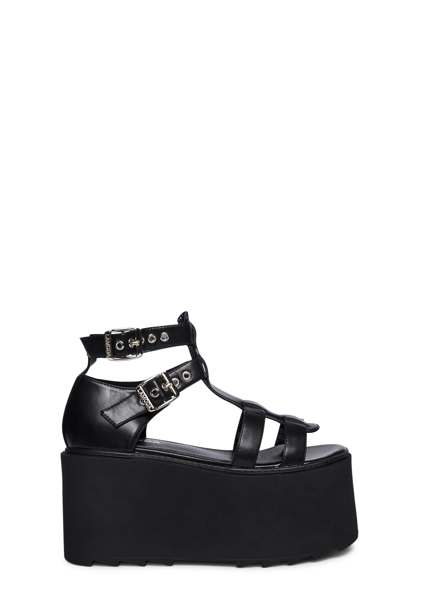 Just Peachy Platform Sandals - Black