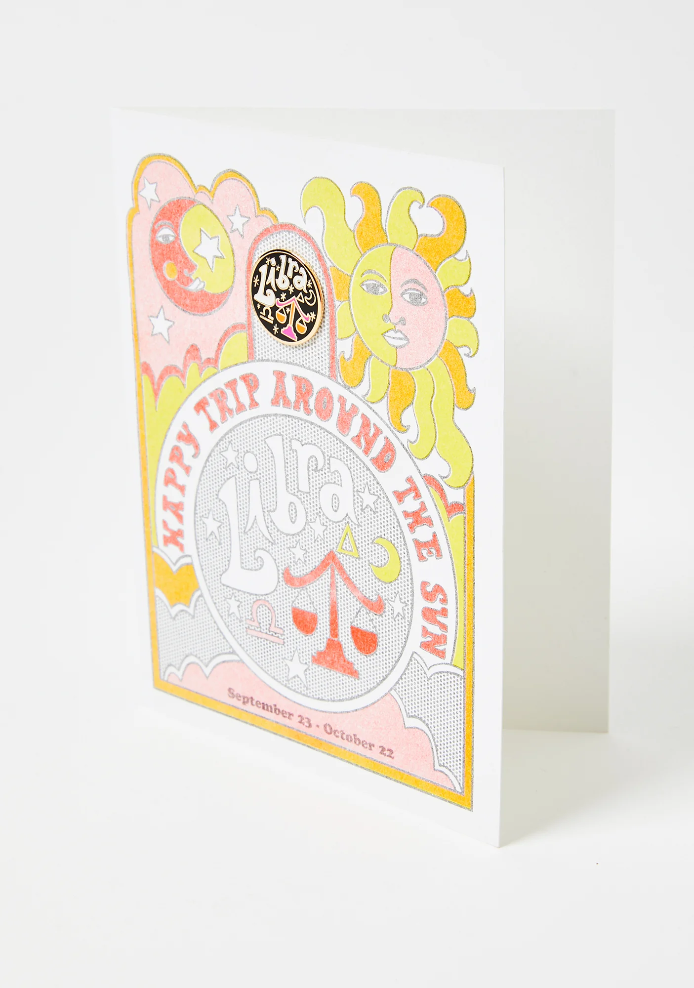 Libra Lapel Pin Card