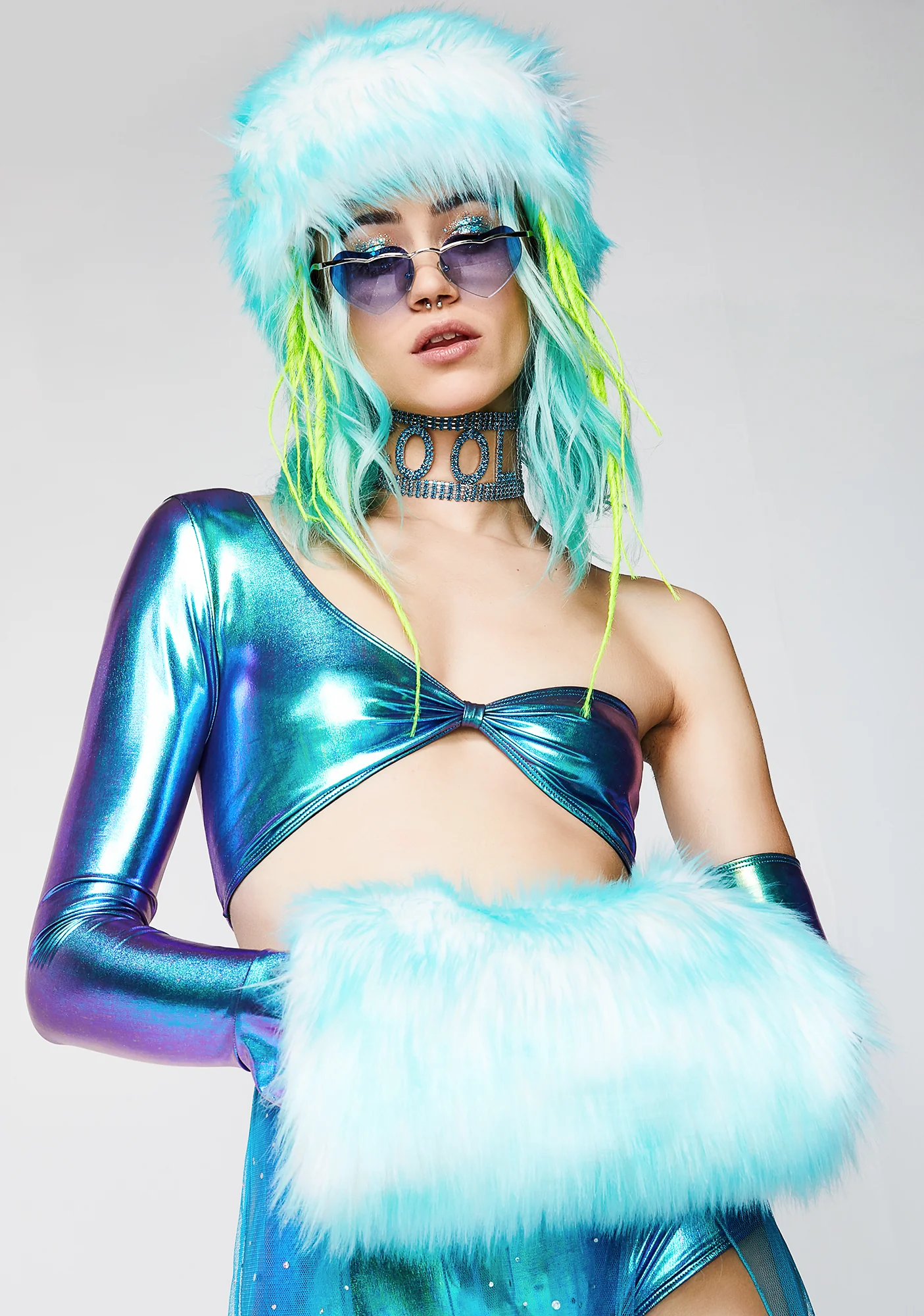 Lit Icicles Muff